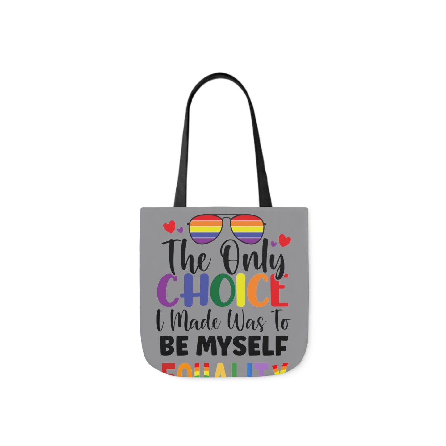 Pride Bag double sided Canvas Tote Bag, 5-Color Straps
