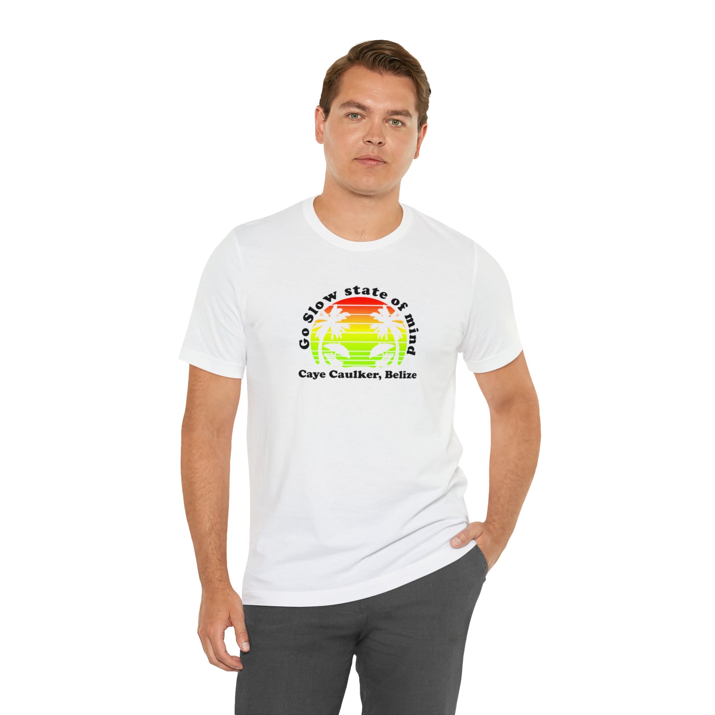 Unisex Go Slow State of mind Short Sleeve Tee
