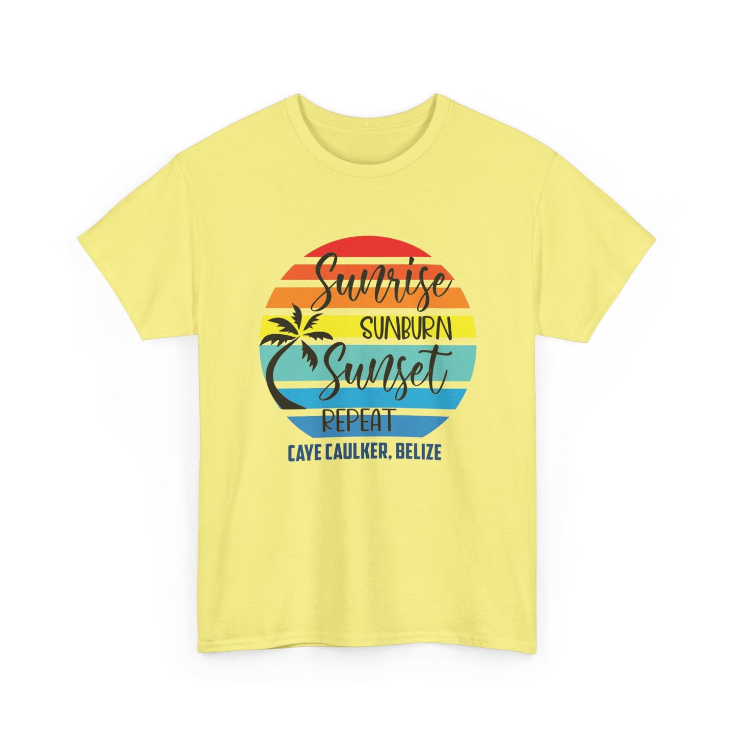 Sunrise Sunset Tropical Tee CC Belize