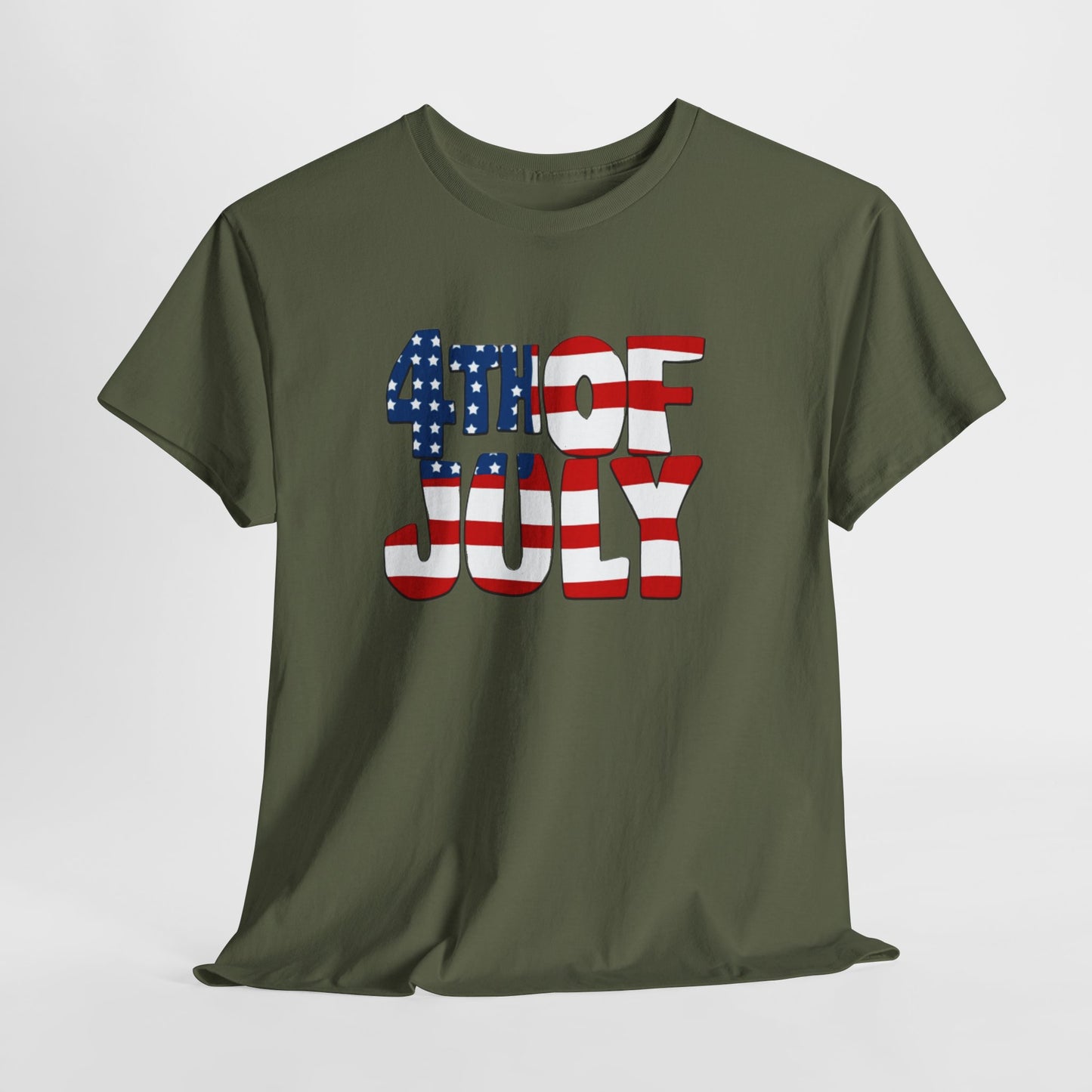 Happy 4th Unisex Heavy Cotton Tee