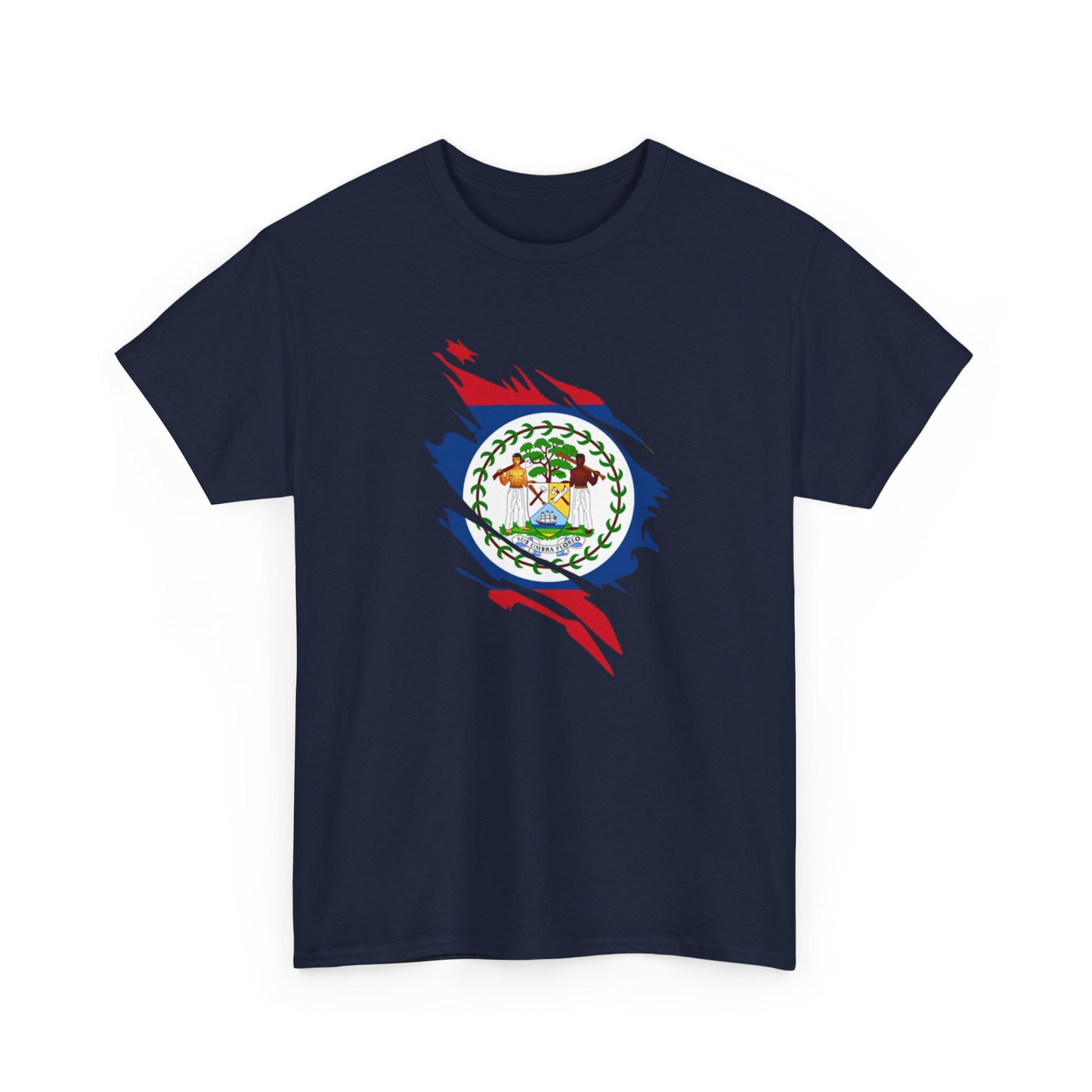 Belize Flag Unisex Heavy Cotton Tee