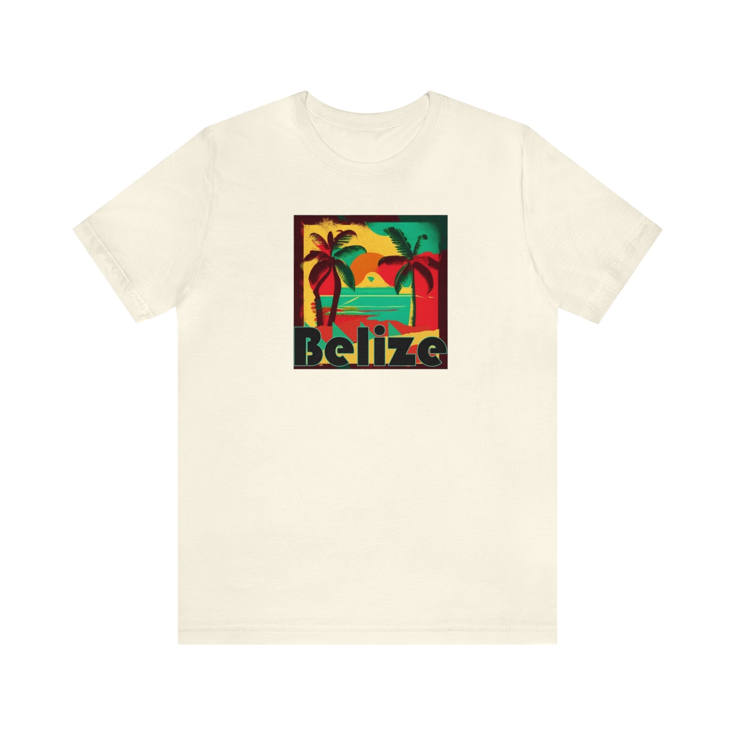 Retro Belize Unisex Jersey Short Sleeve Tee