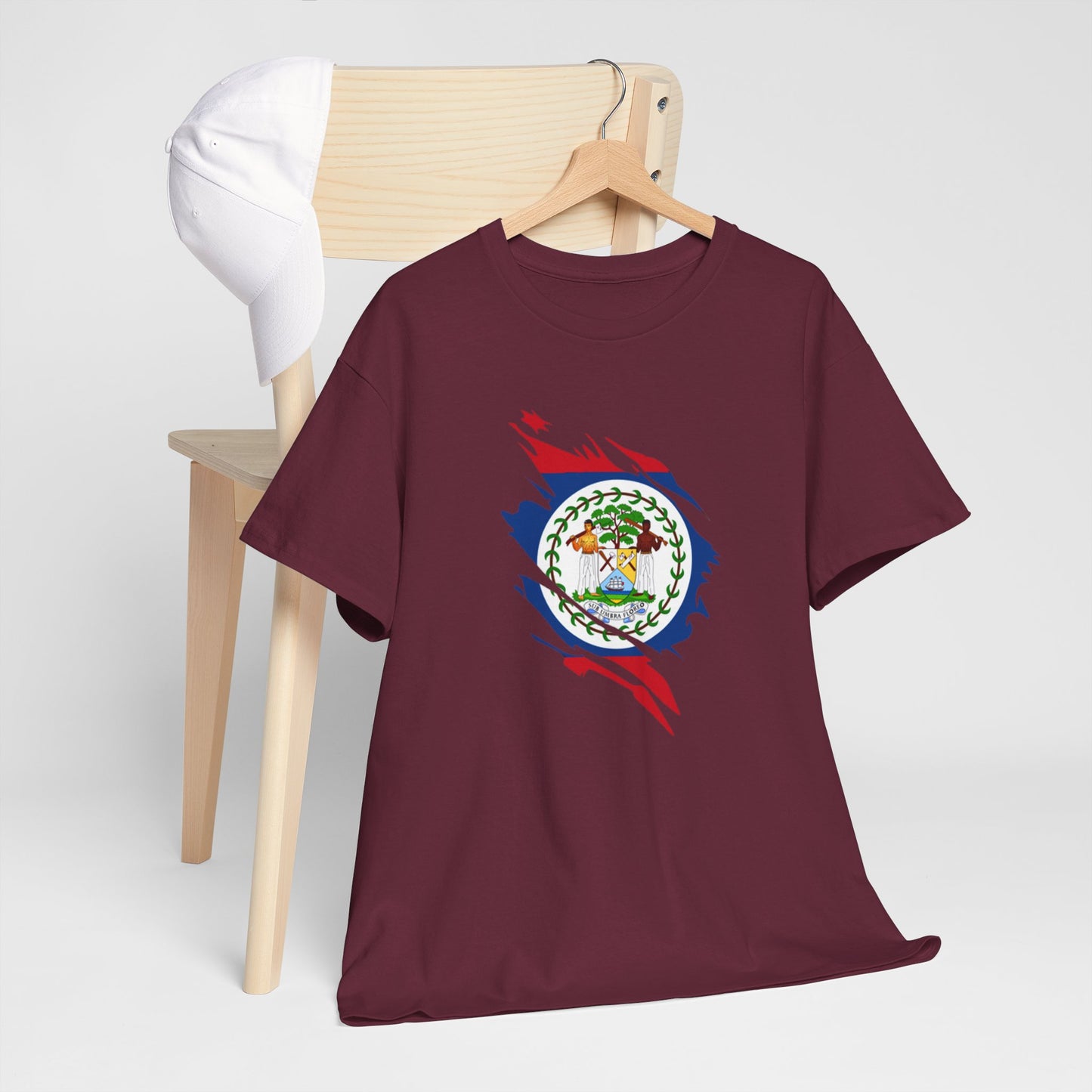 Belize Flag Unisex Heavy Cotton Tee