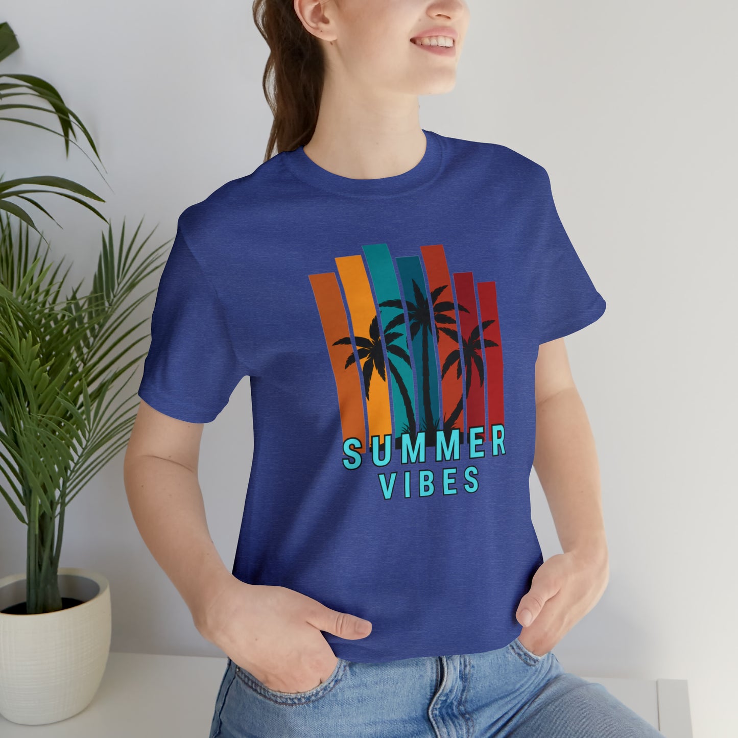 Summer time Jersey Short Sleeve Tee