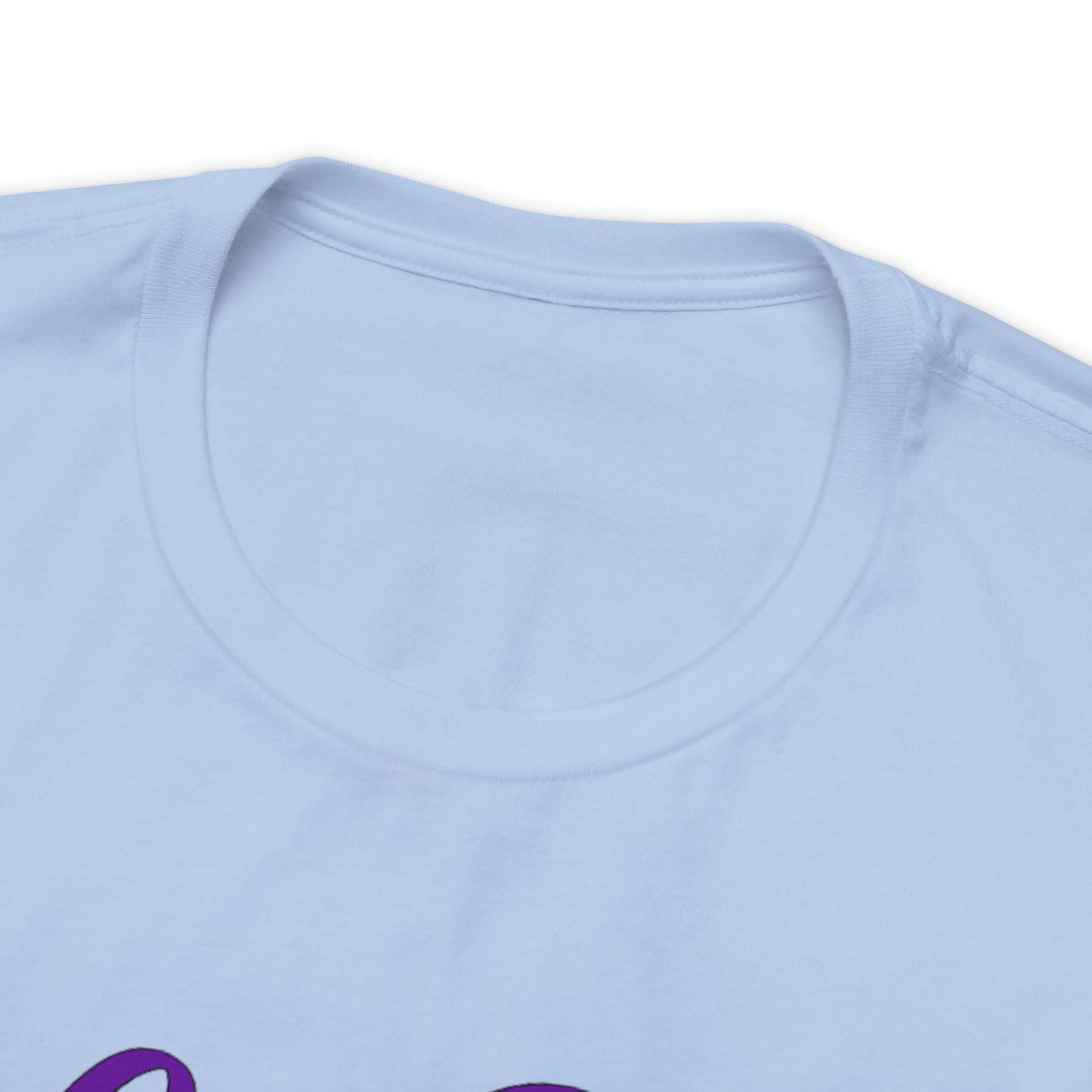 Unisex Go Slow Purple Short Sleeve Tee
