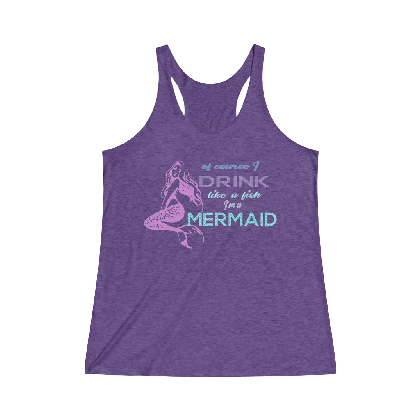 Mermaid Drinking Racerback Tank