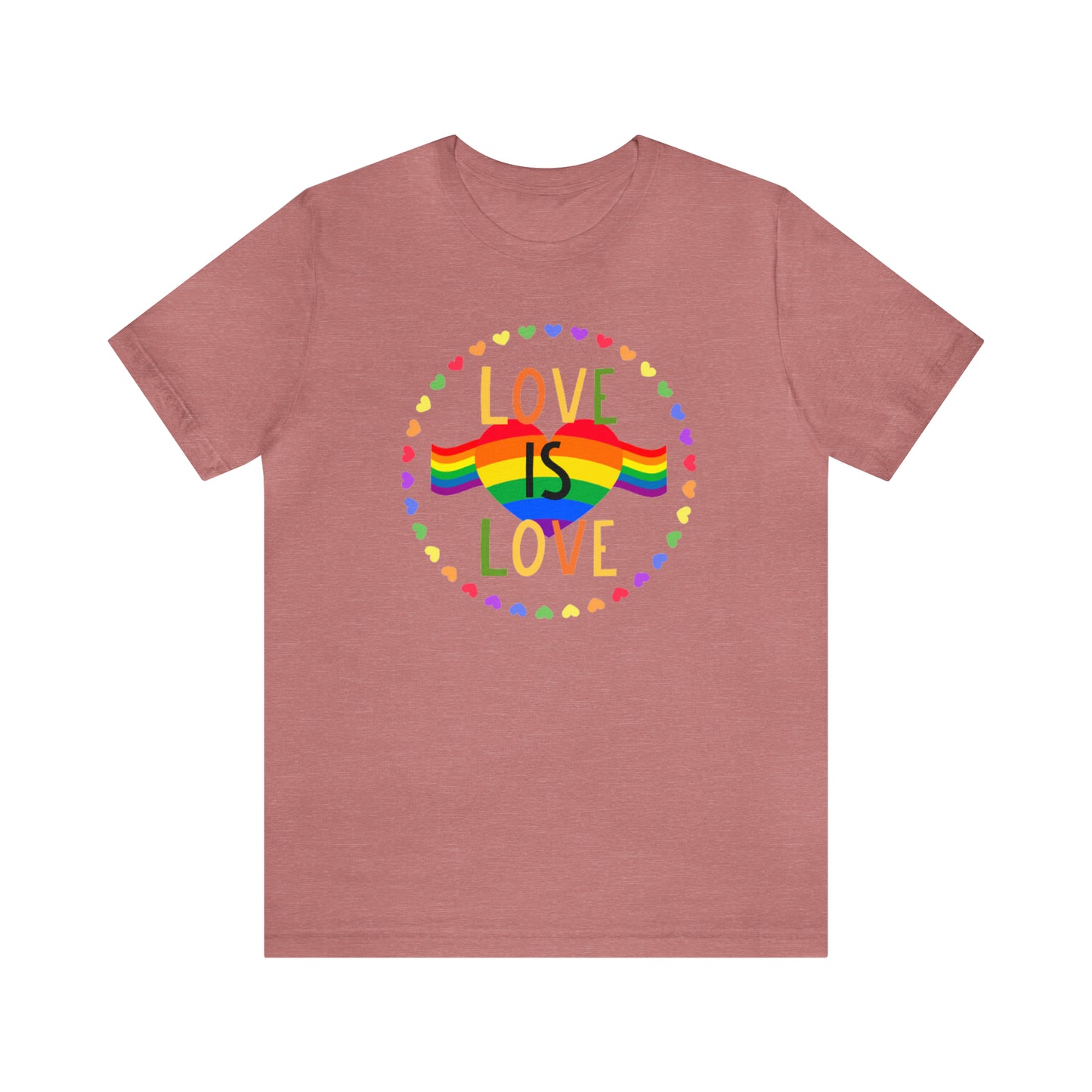 Love is love Jersey Short Sleeve Tee