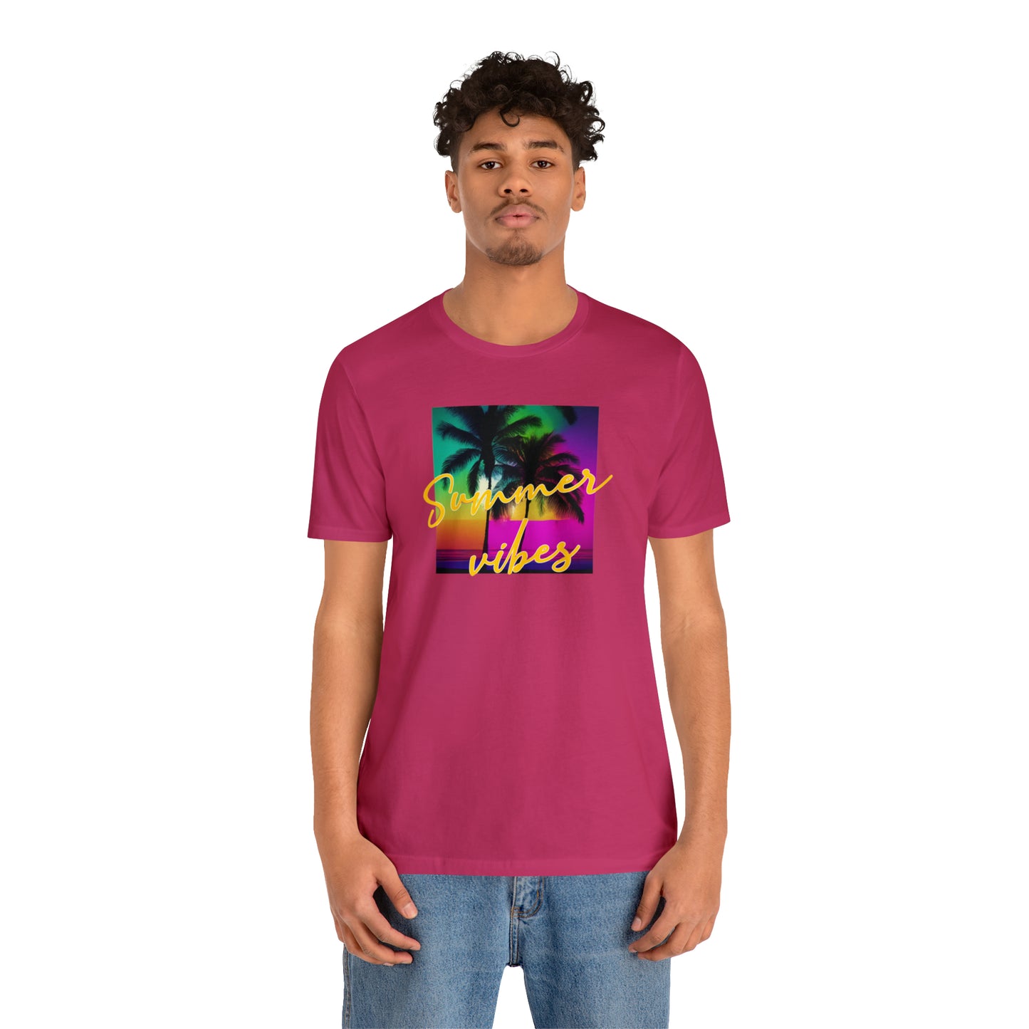 Summer Color Unisex Jersey Short Sleeve Tee