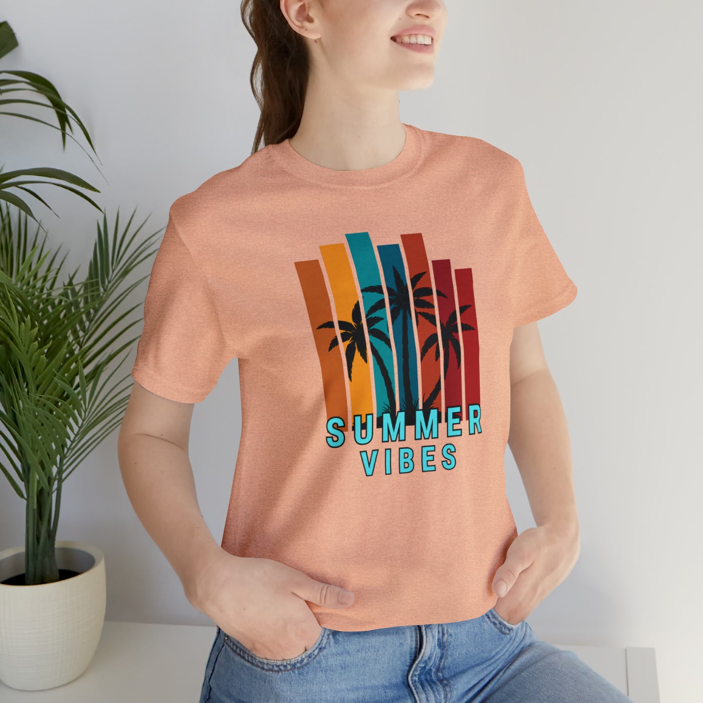 Summer time Jersey Short Sleeve Tee