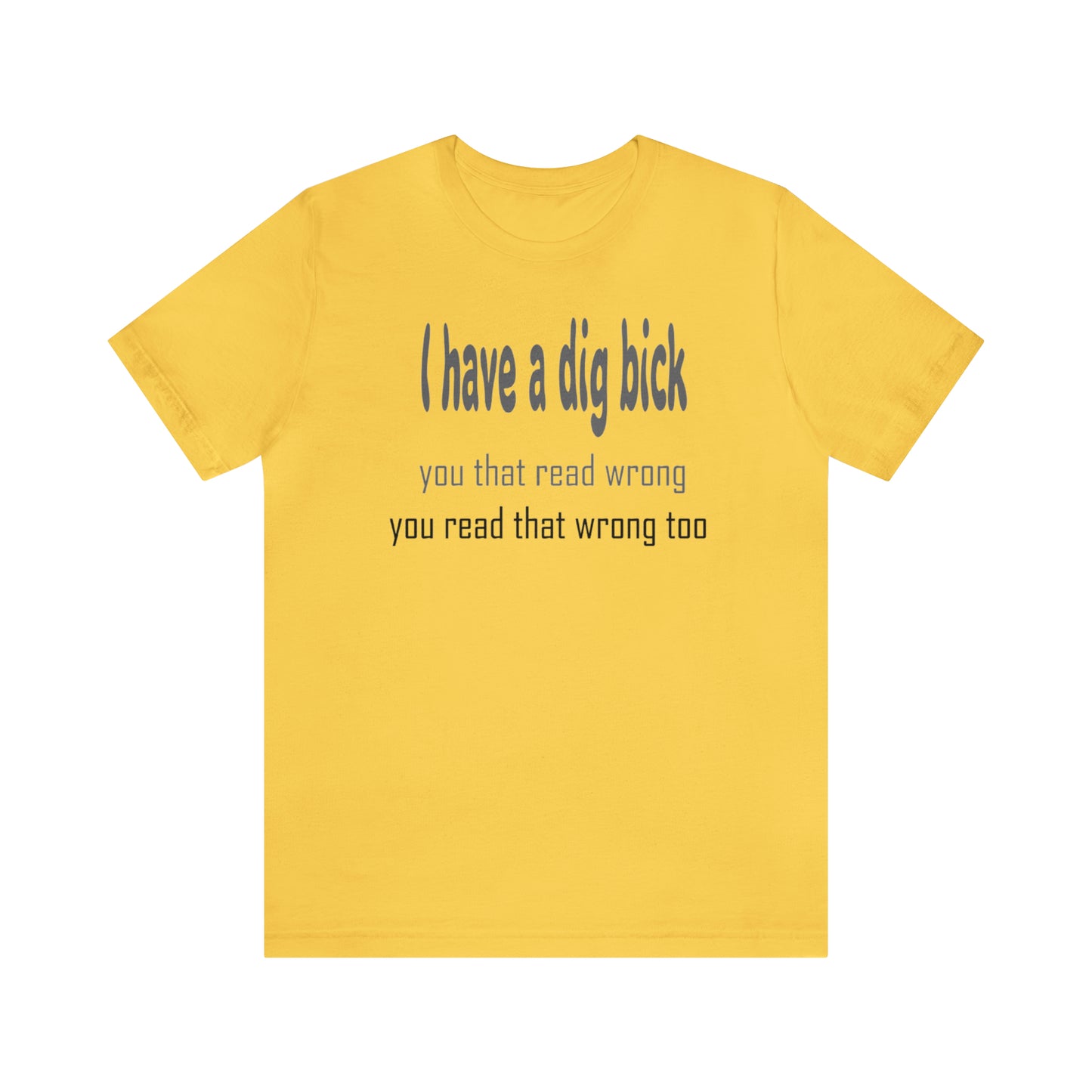 Dig Bick Jersey Short Sleeve Tee
