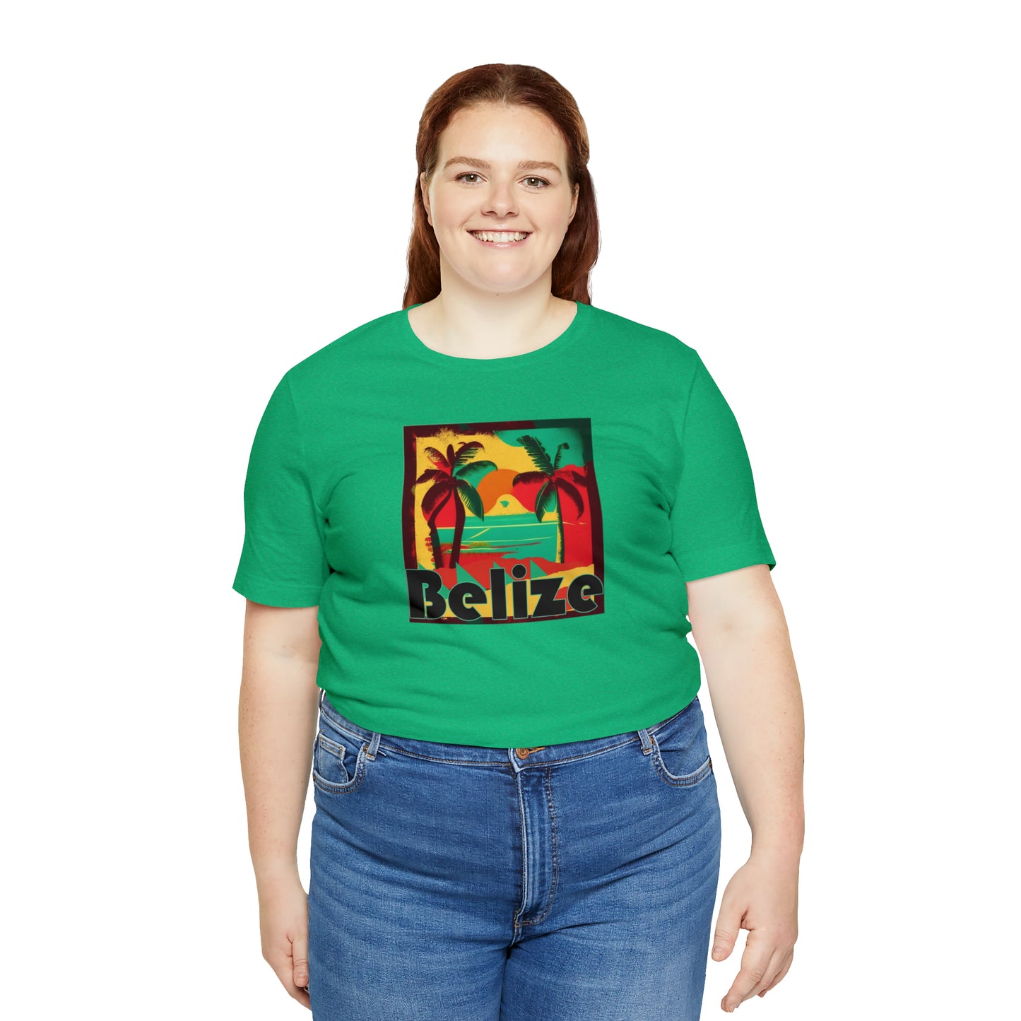 Retro Belize Unisex Jersey Short Sleeve Tee