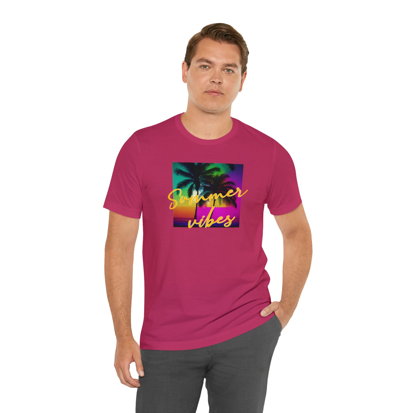 Summer Color Unisex Jersey Short Sleeve Tee