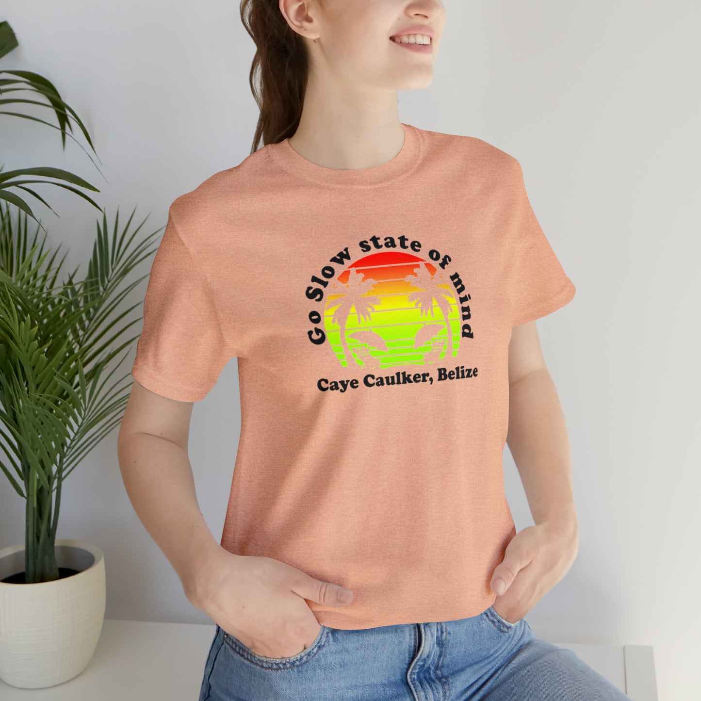 Unisex Go Slow State of mind Short Sleeve Tee