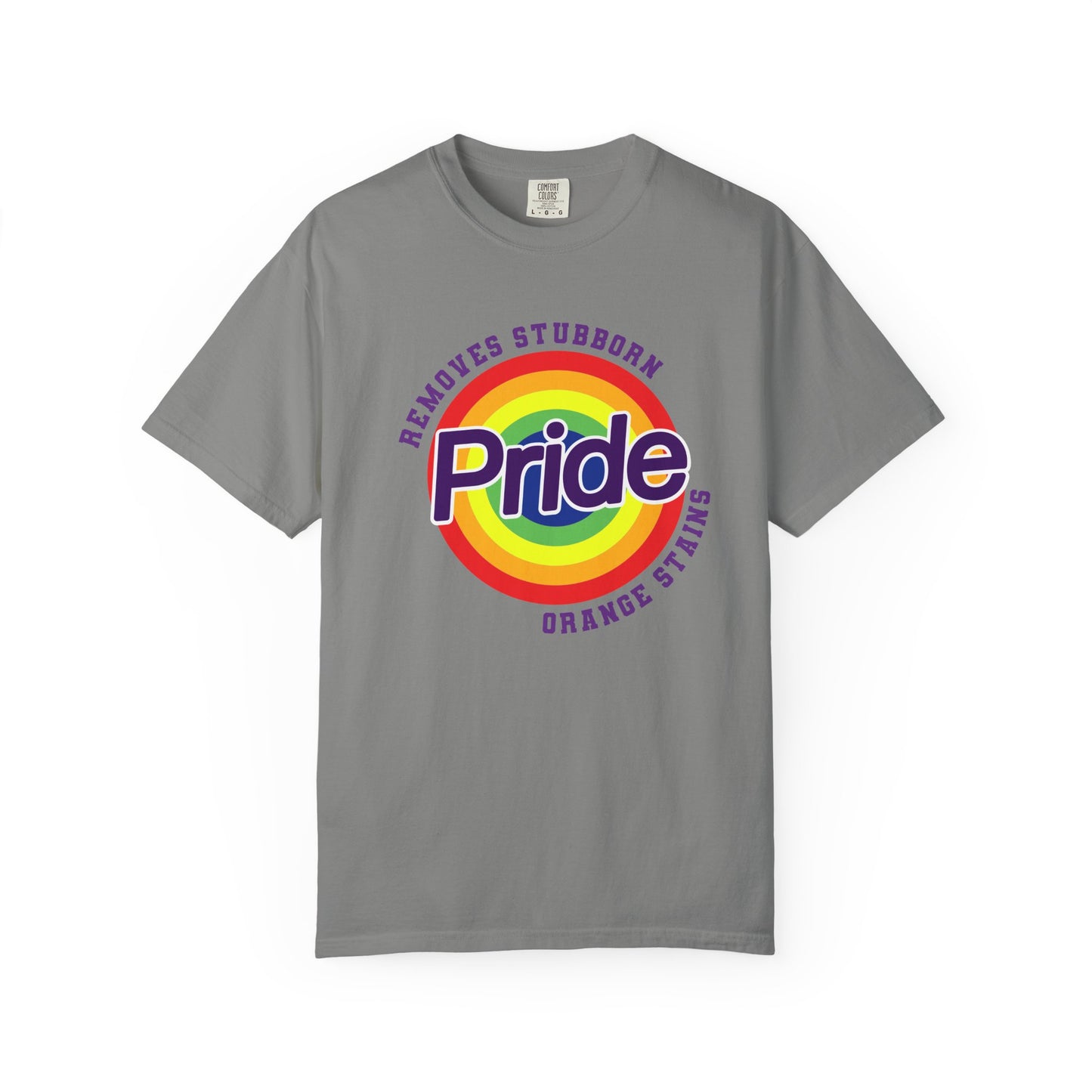 Pride Themed Unisex Garment-Dyed T-Shirt - Removes Stubborn Orange Stains