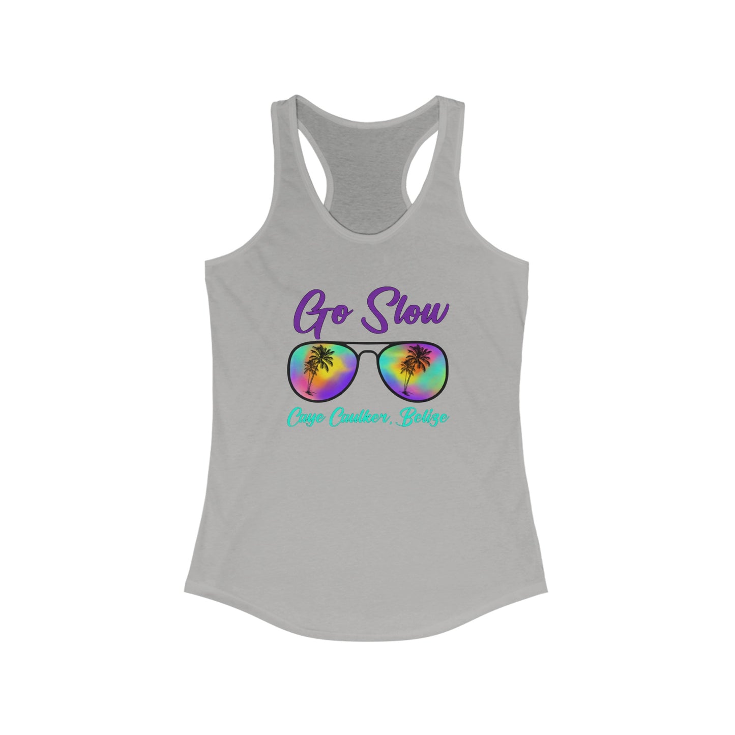 Go Slow Glasses Racerback Tank