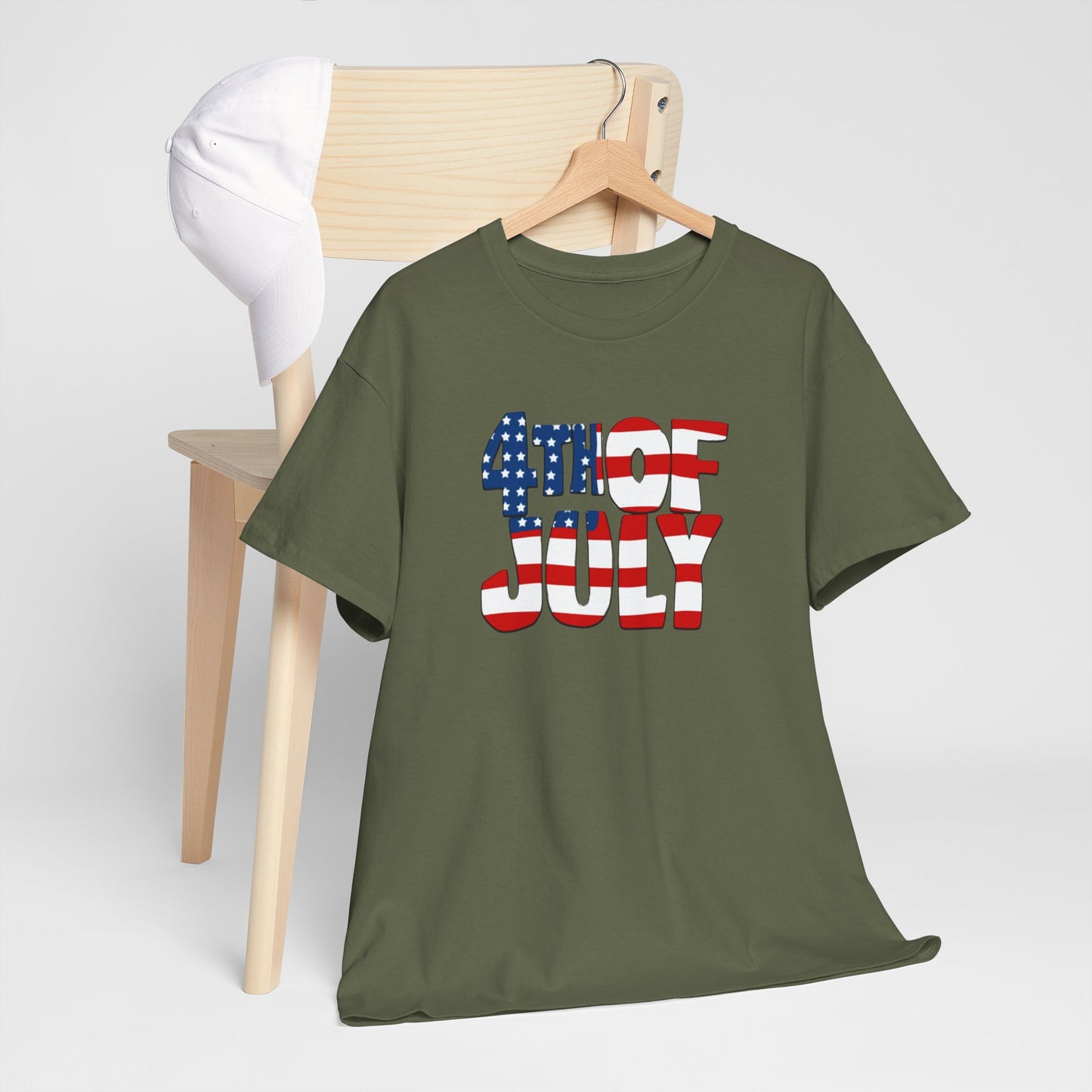 Happy 4th Unisex Heavy Cotton Tee