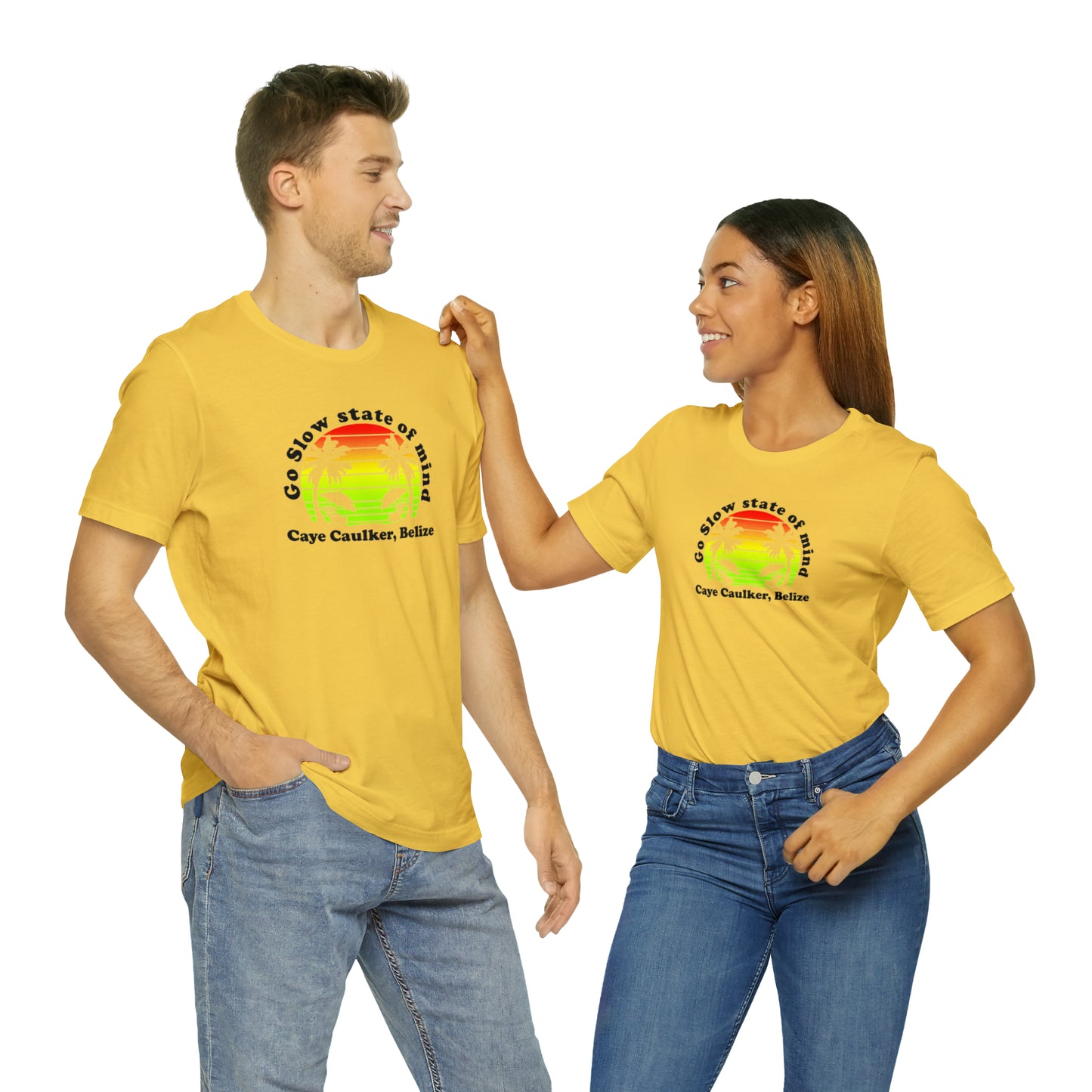 Unisex Go Slow State of mind Short Sleeve Tee