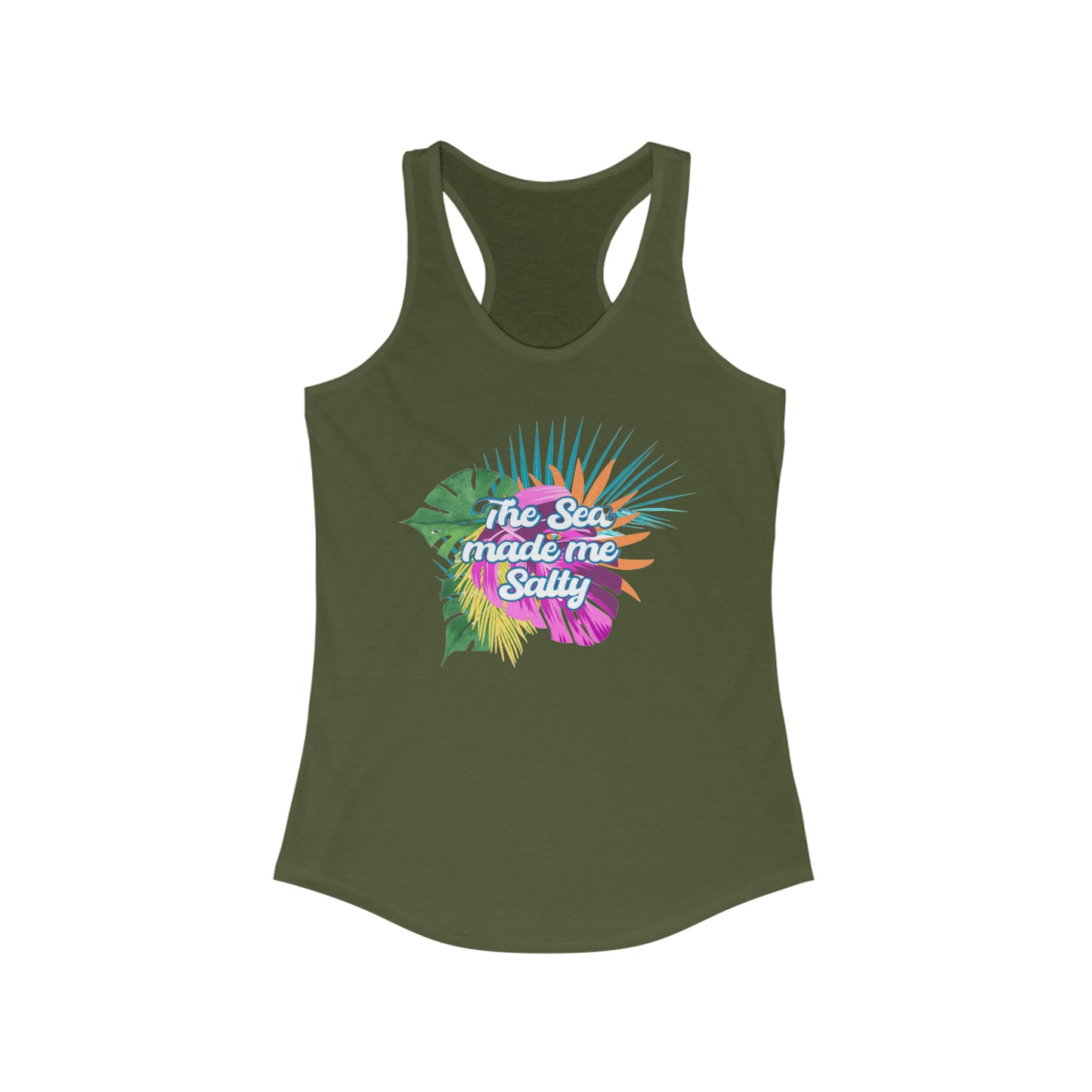 Salty Beach Women's Racerback Tank