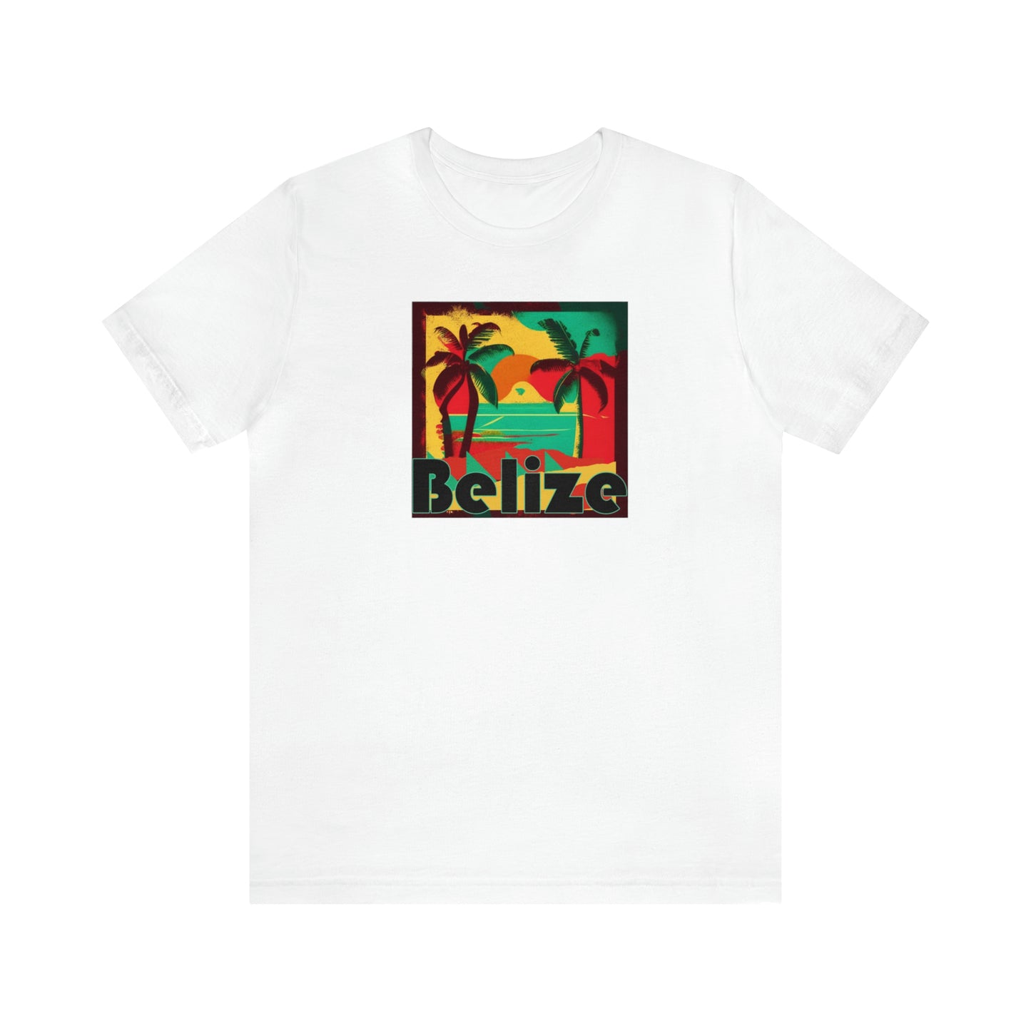Retro Belize Unisex Jersey Short Sleeve Tee