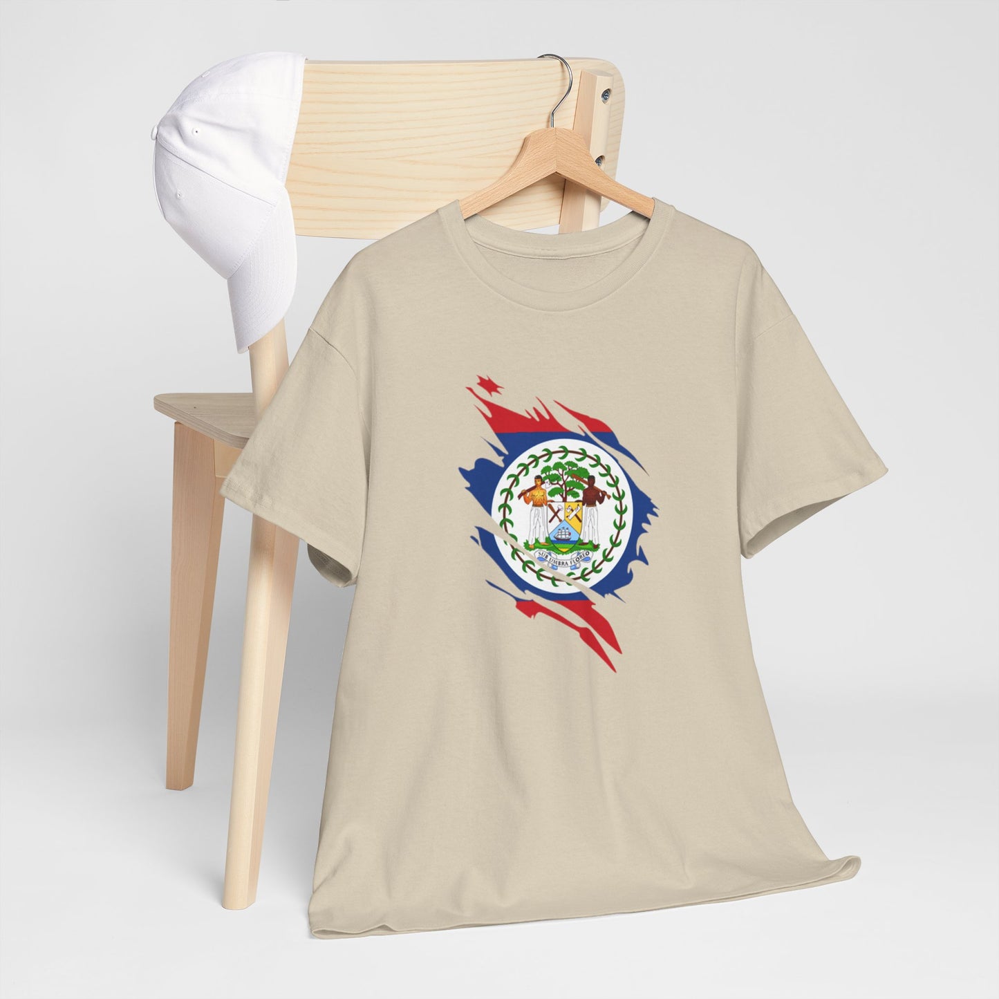 Belize Flag Unisex Heavy Cotton Tee