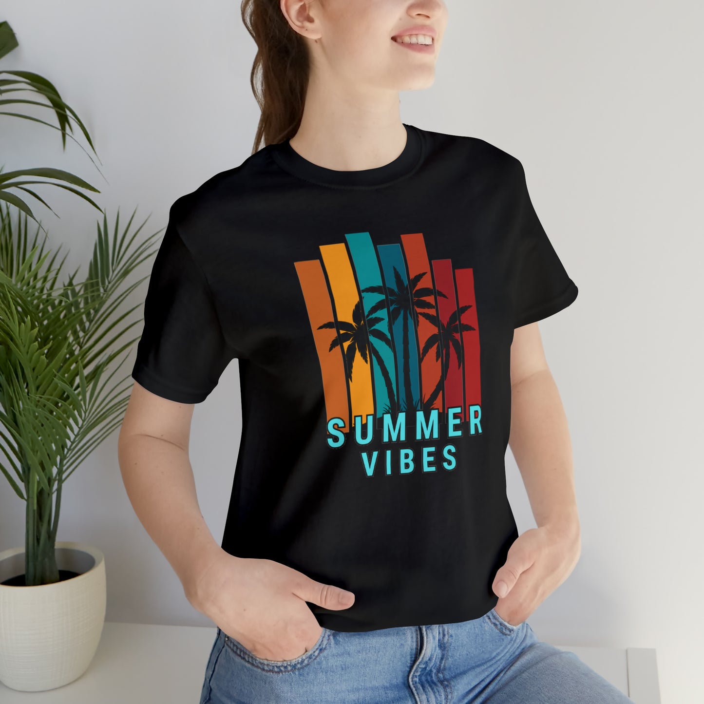 Summer time Jersey Short Sleeve Tee