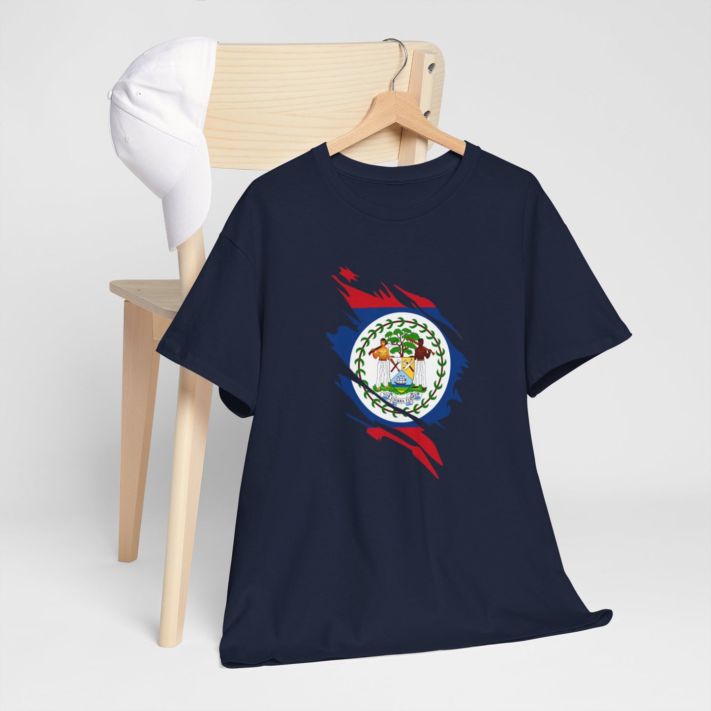 Belize Flag Unisex Heavy Cotton Tee