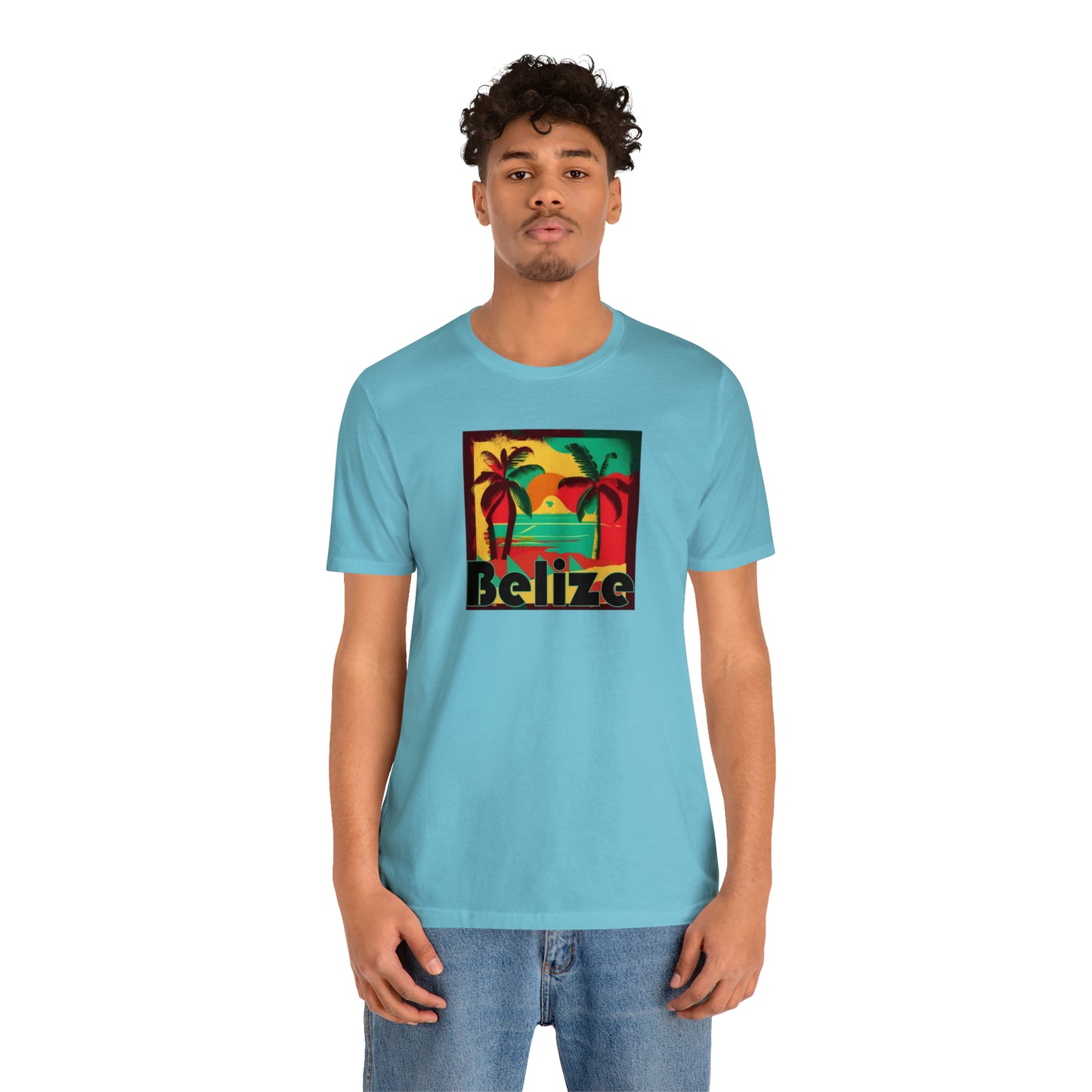 Retro Belize Unisex Jersey Short Sleeve Tee
