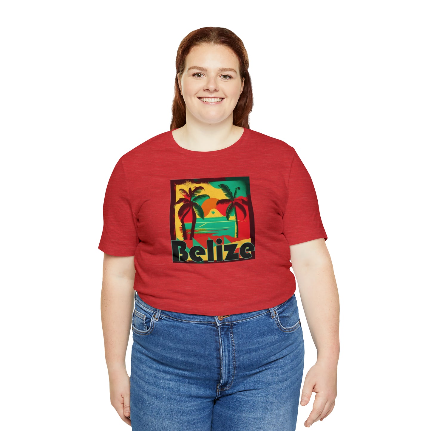 Retro Belize Unisex Jersey Short Sleeve Tee