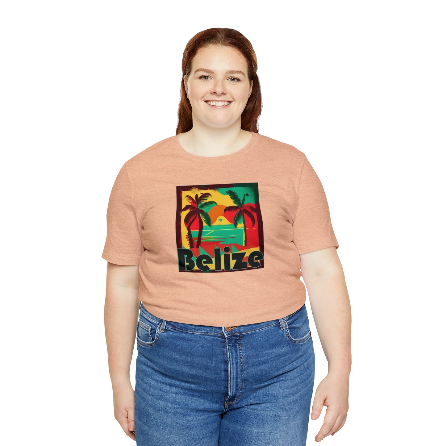 Retro Belize Unisex Jersey Short Sleeve Tee