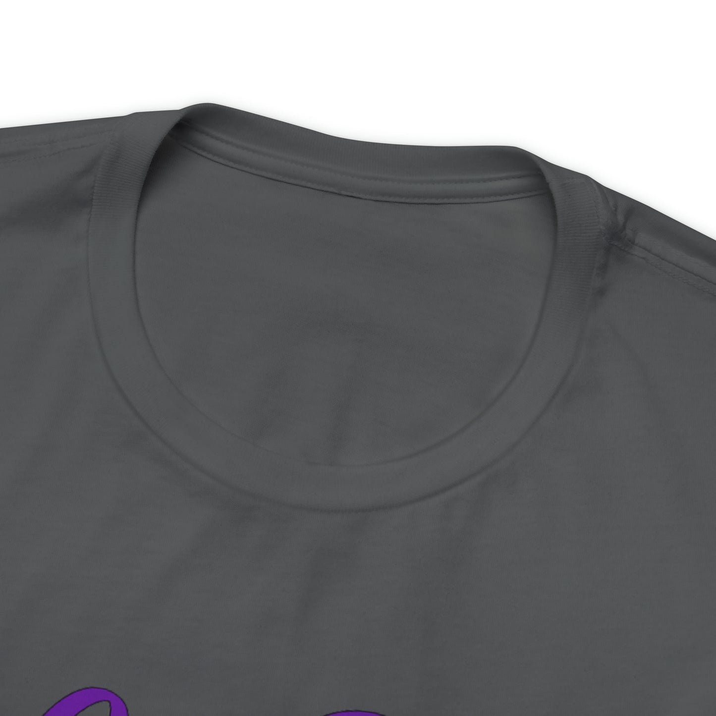 Unisex Go Slow Purple Short Sleeve Tee