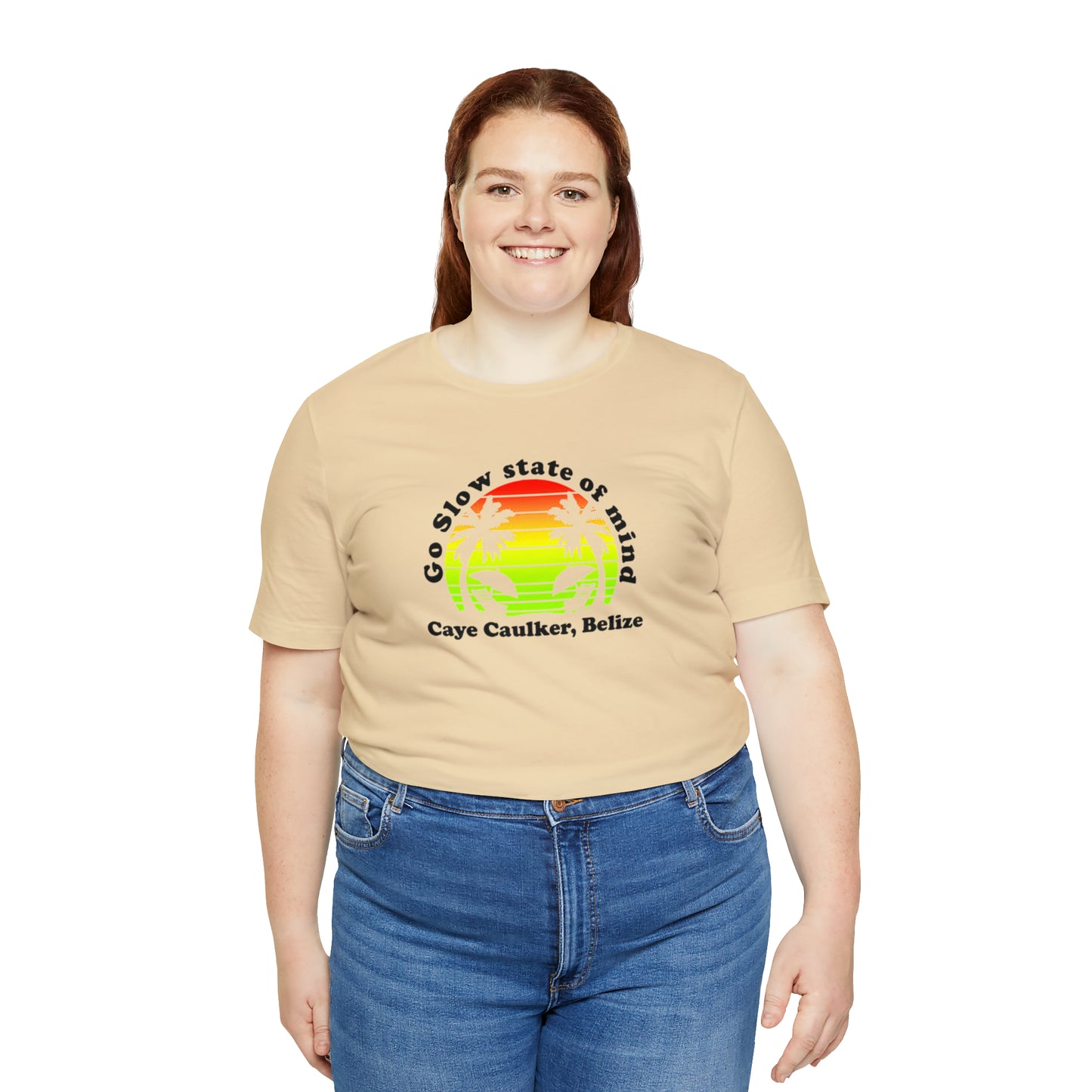Unisex Go Slow State of mind Short Sleeve Tee