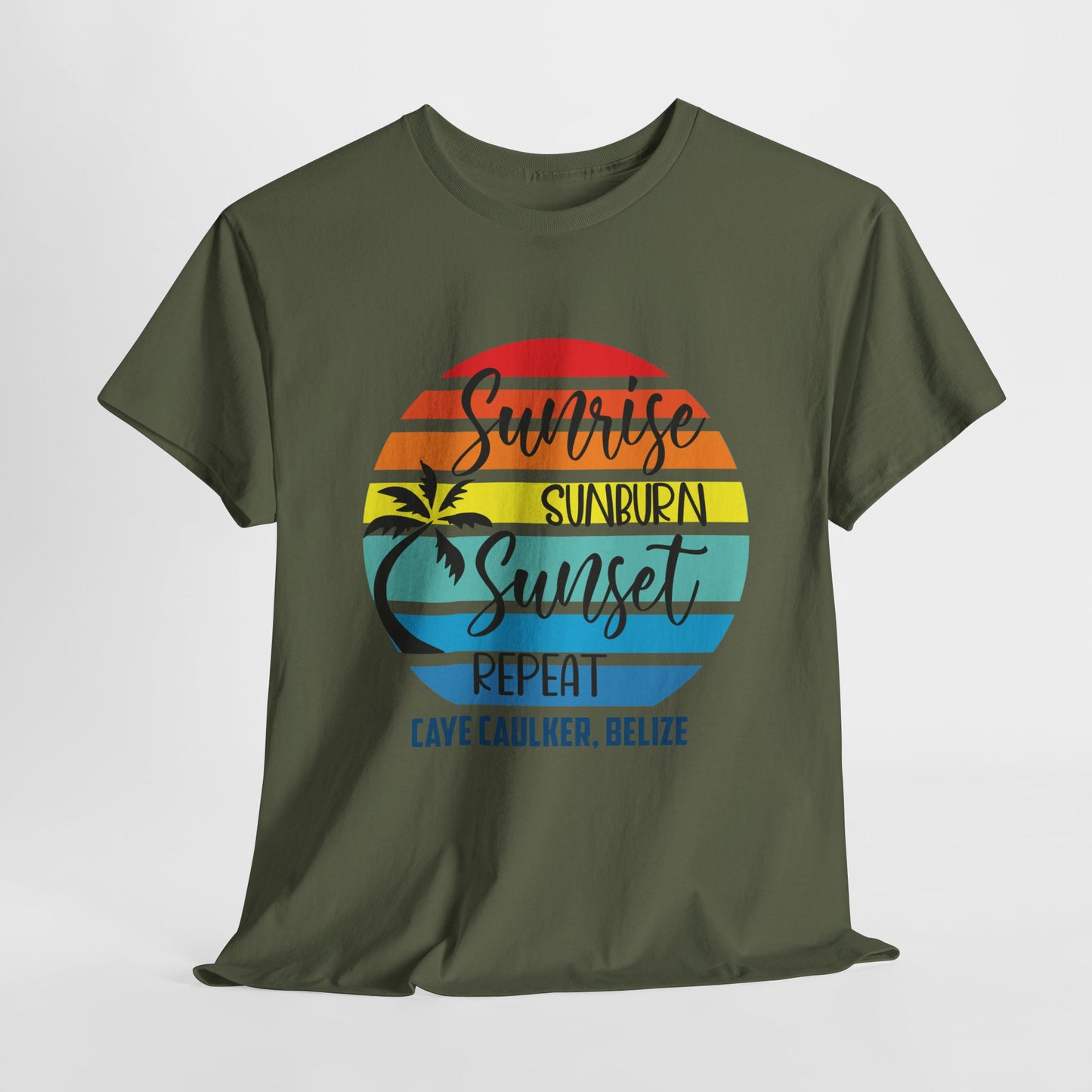Sunrise Sunset Tropical Tee CC Belize