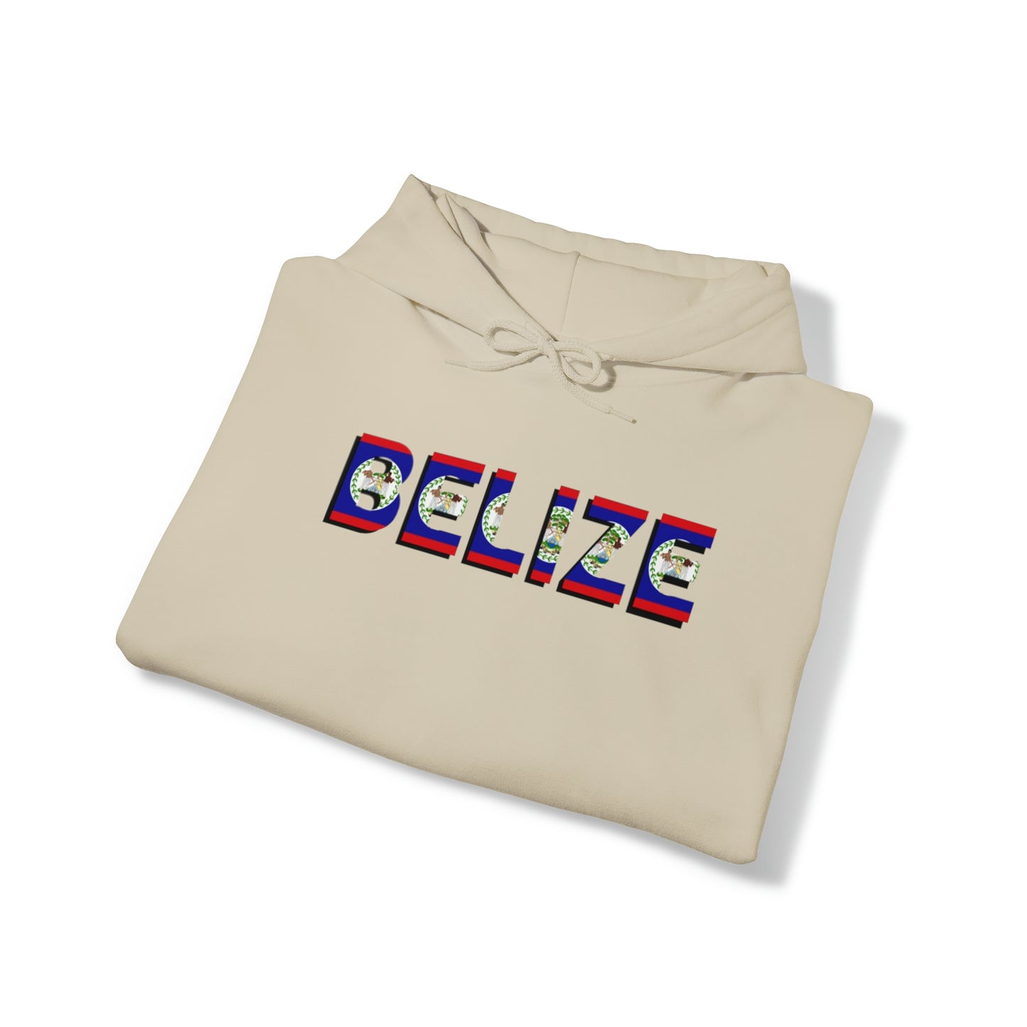 Belize flag Unisex Heavy Blend™ Hooded Sweatshirt
