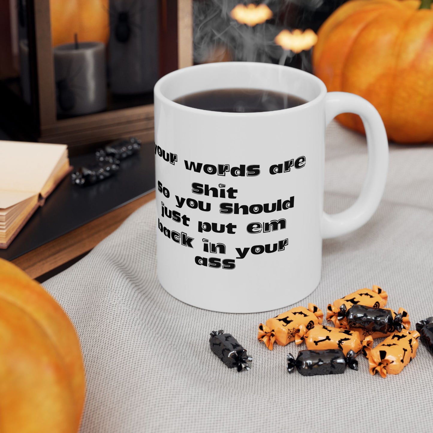 Put your words back Ceramic Mug, (11oz, 15oz)