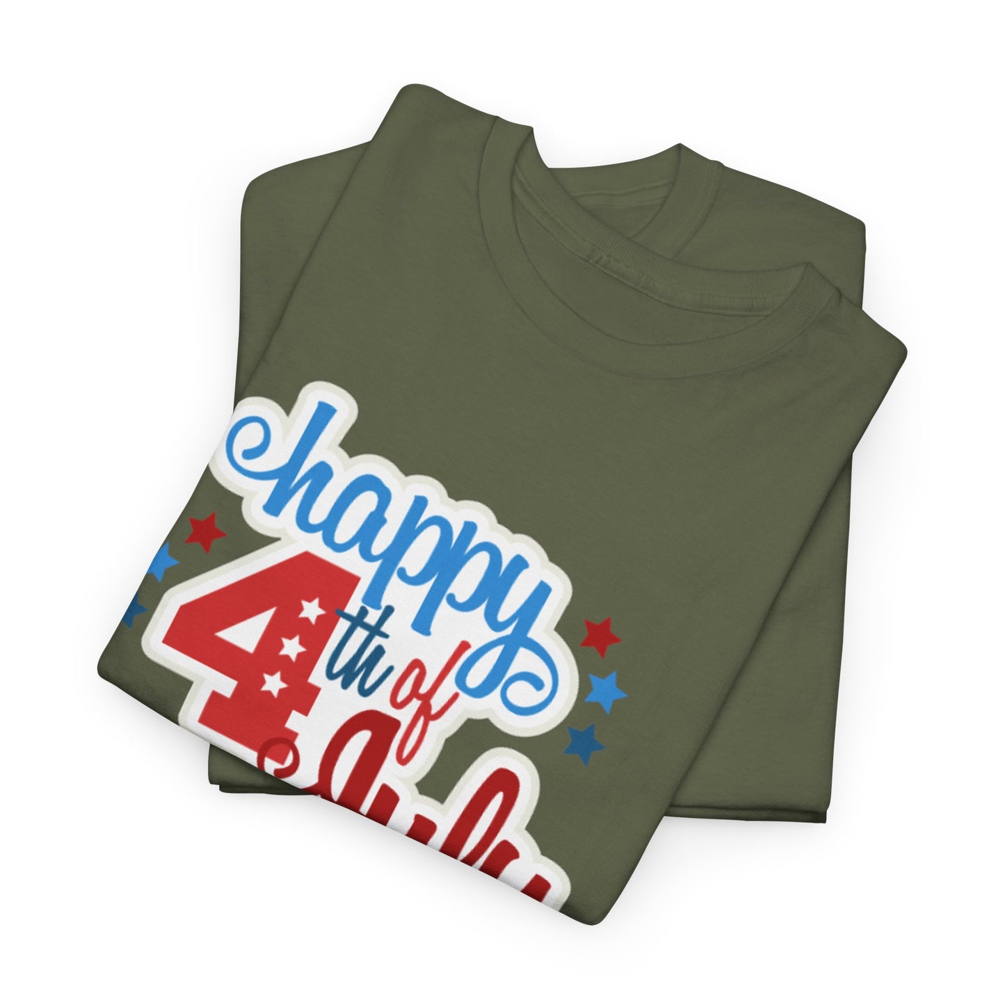 Happy 4th Unisex Heavy Cotton Tee
