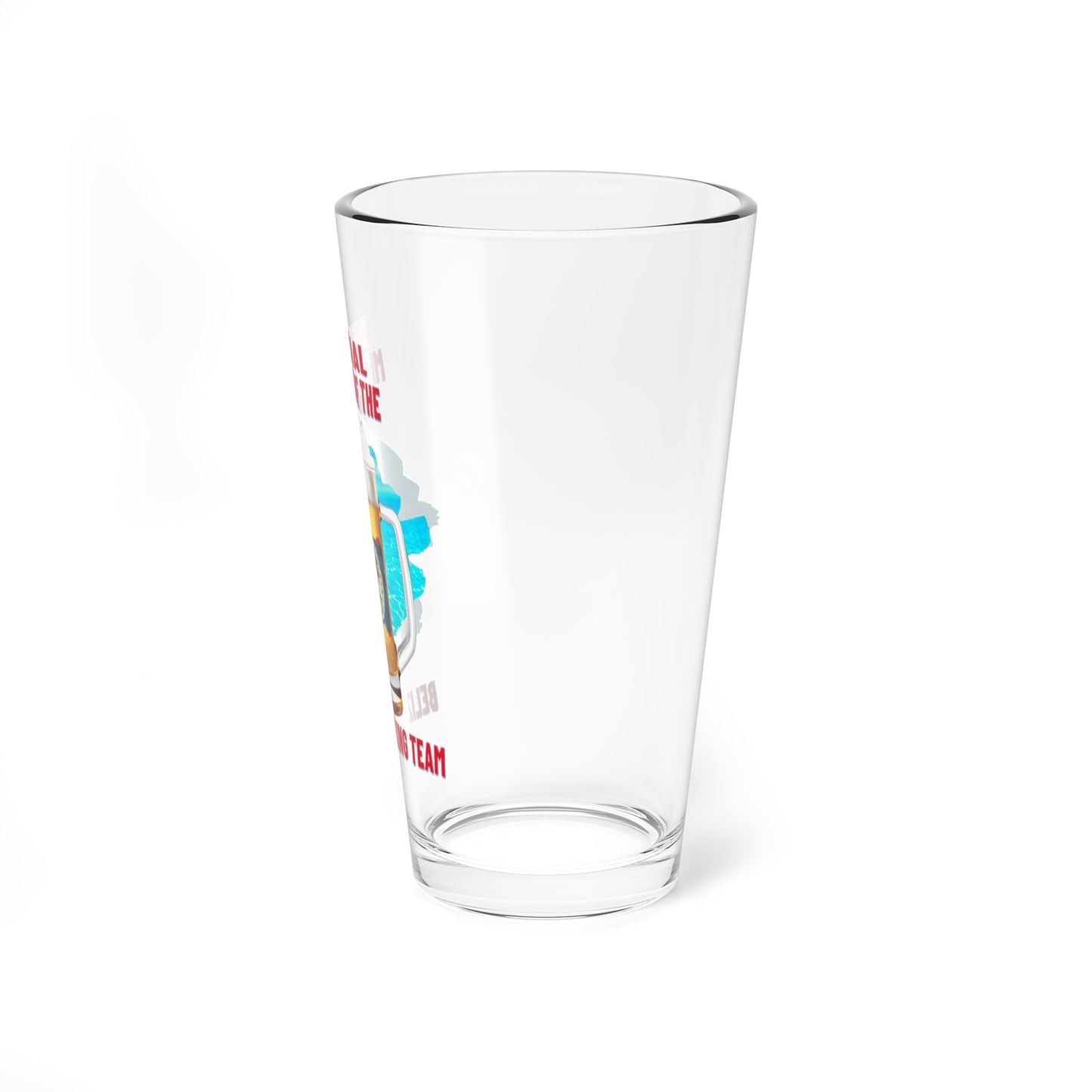 Belize Drinking team Mixing Glass, 16oz