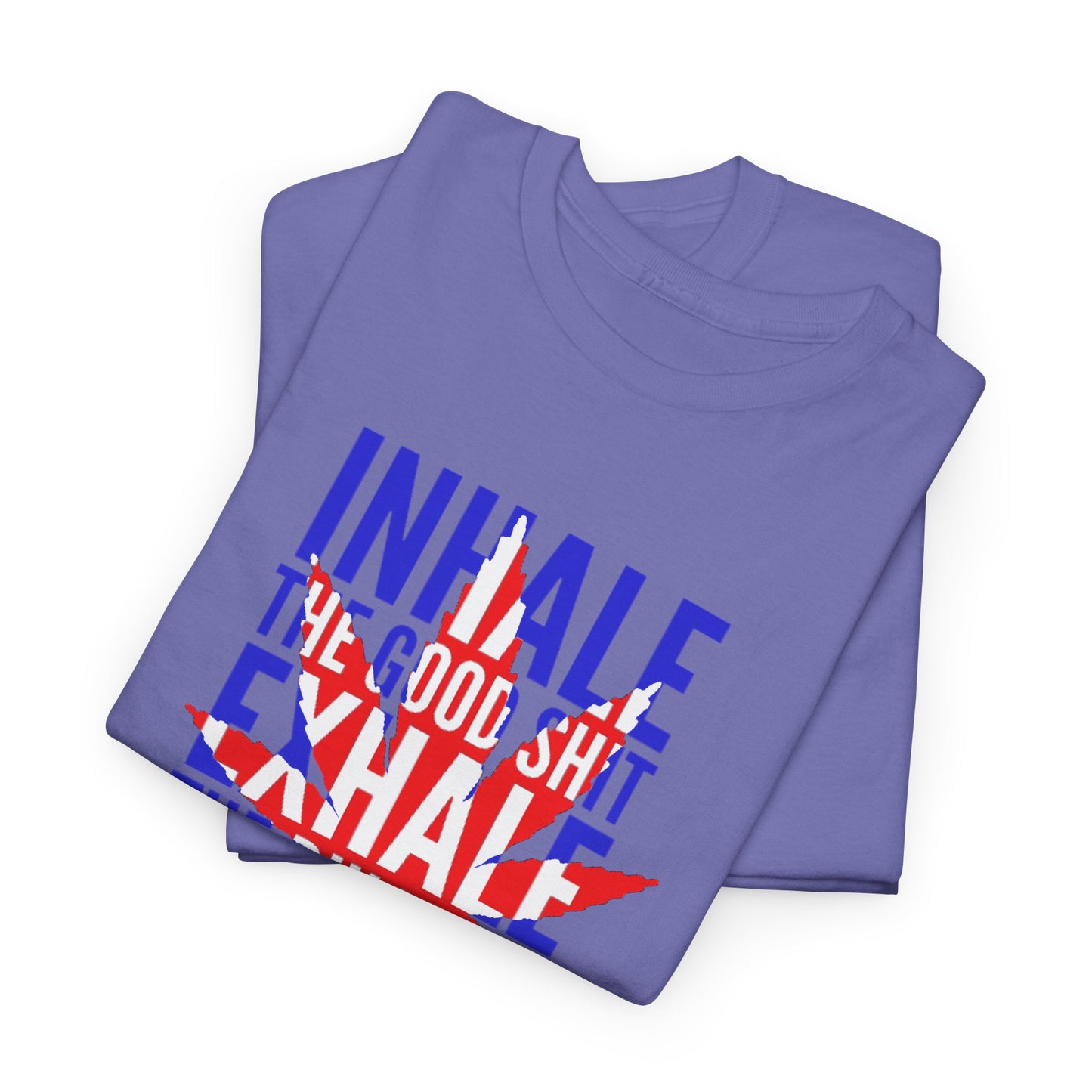 Inhale/ exhale Unisex Heavy Cotton Tee