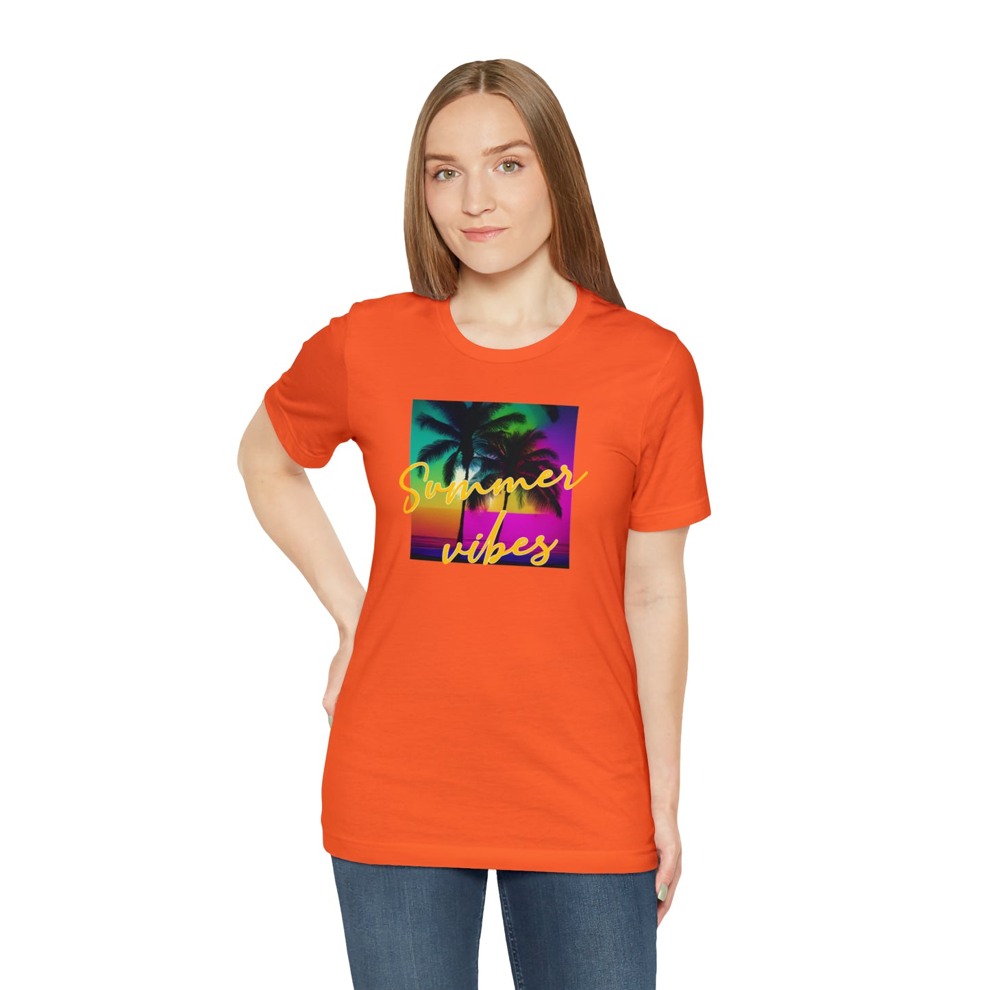 Summer Color Unisex Jersey Short Sleeve Tee