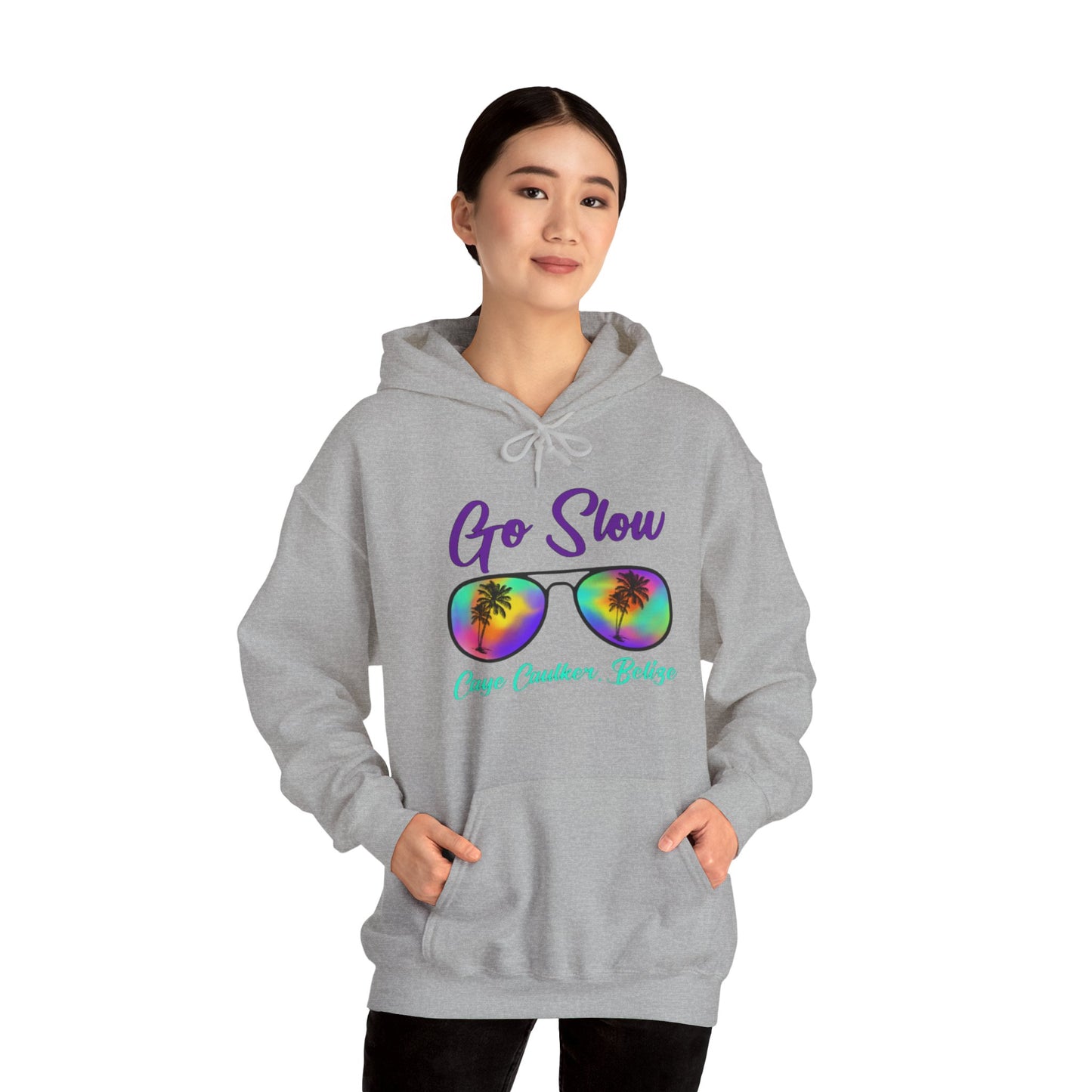 Go Slow Glasses Unisex Heavy Blend™ Hooded Sweatshirt
