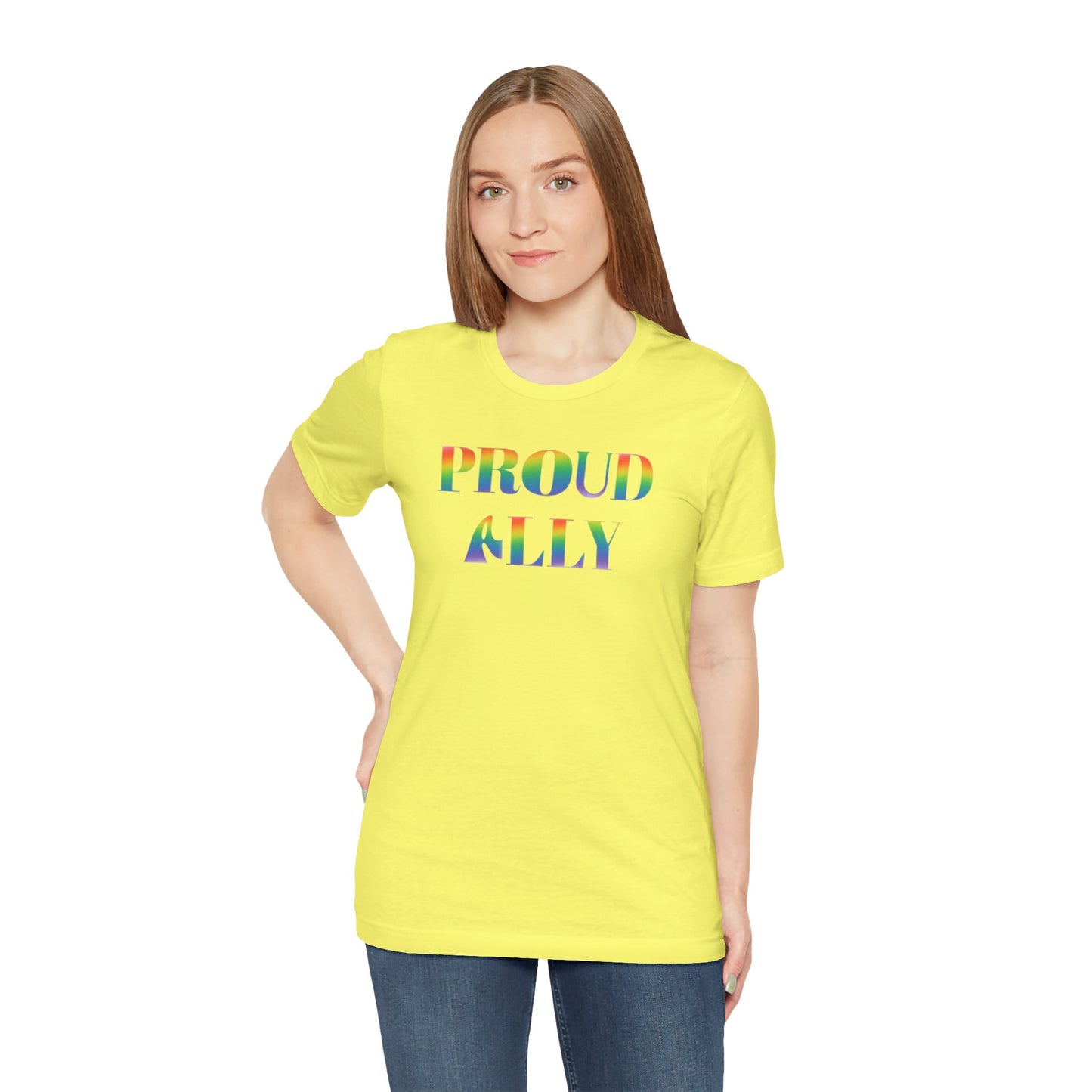 Proud Ally Unisex Jersey Short Sleeve Tee