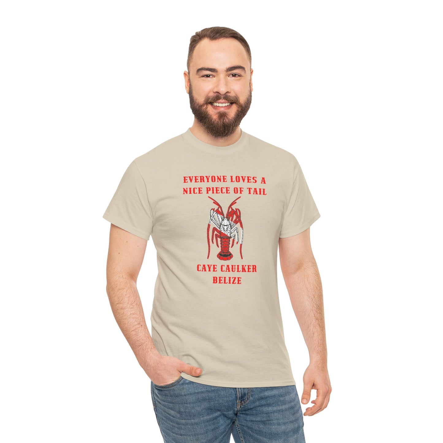 Likes me some tail Unisex Heavy Cotton Tee