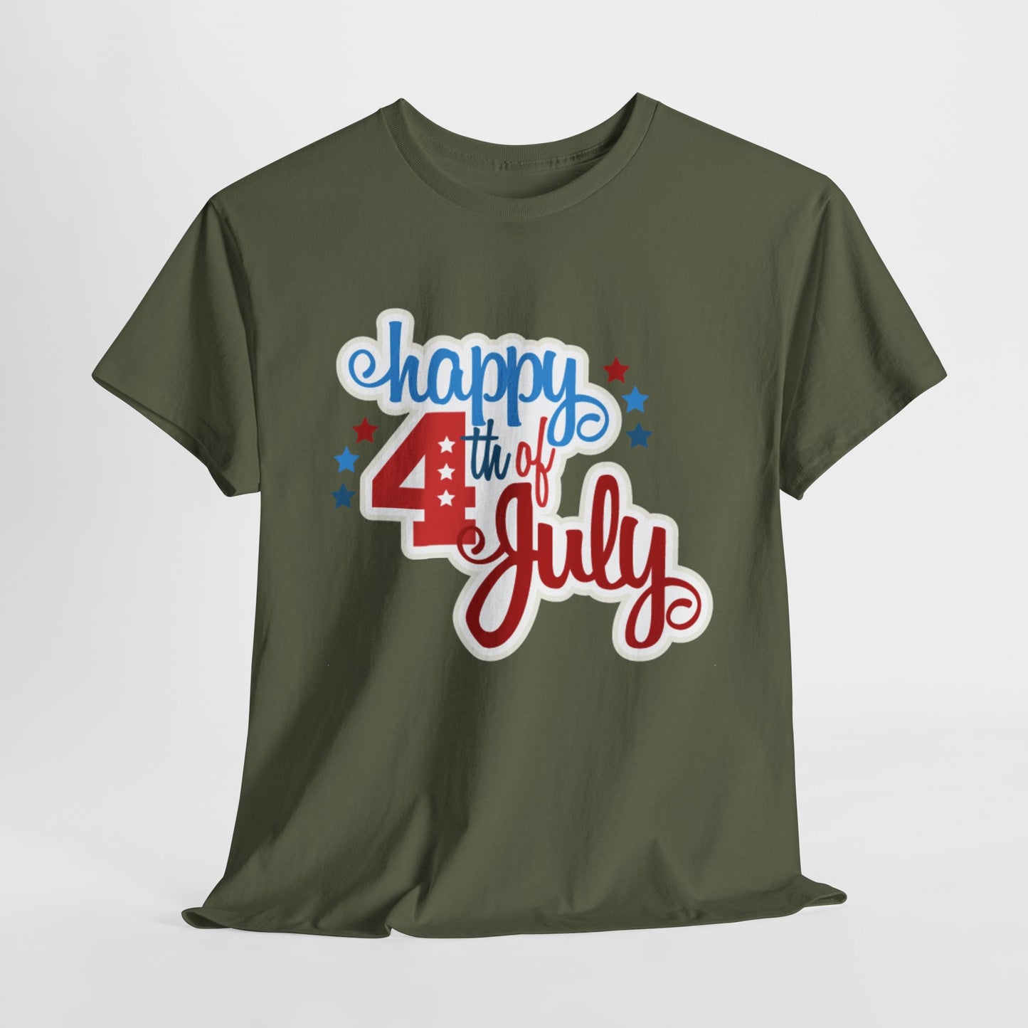 Happy 4th Unisex Heavy Cotton Tee