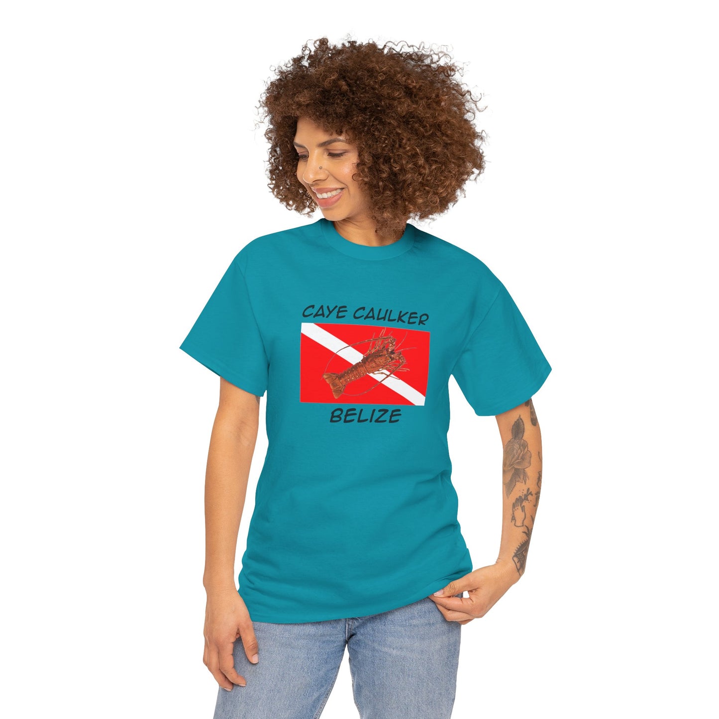Lobster Dive Unisex Heavy Cotton Tee