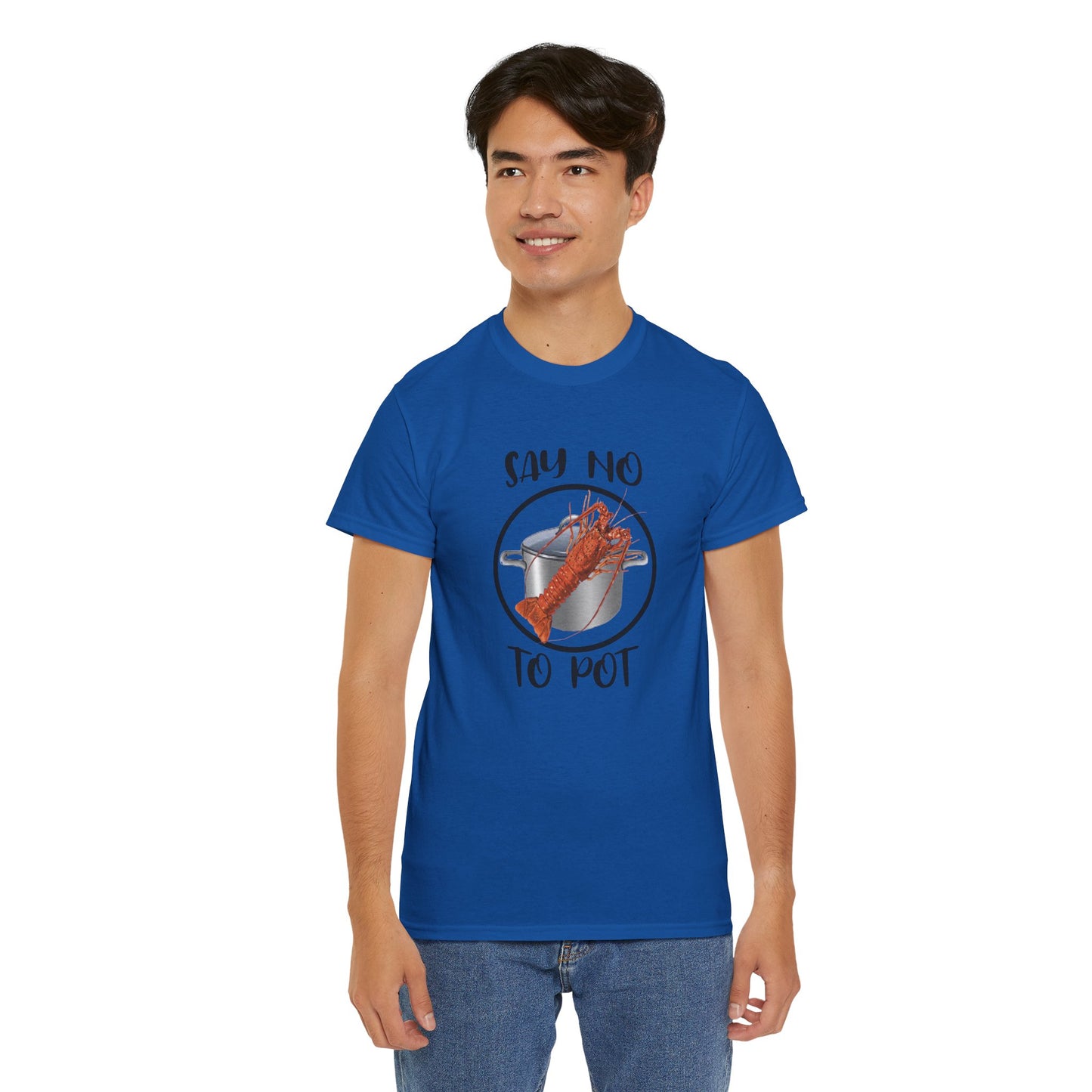 Say No to Pot Unisex Heavy Cotton Tee