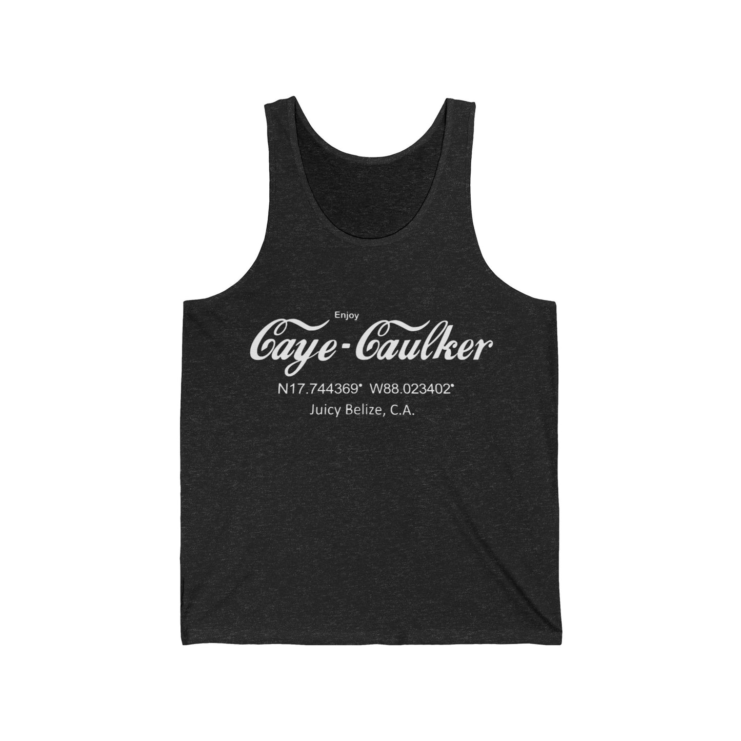 Caye Caulker  Unisex Jersey Tank