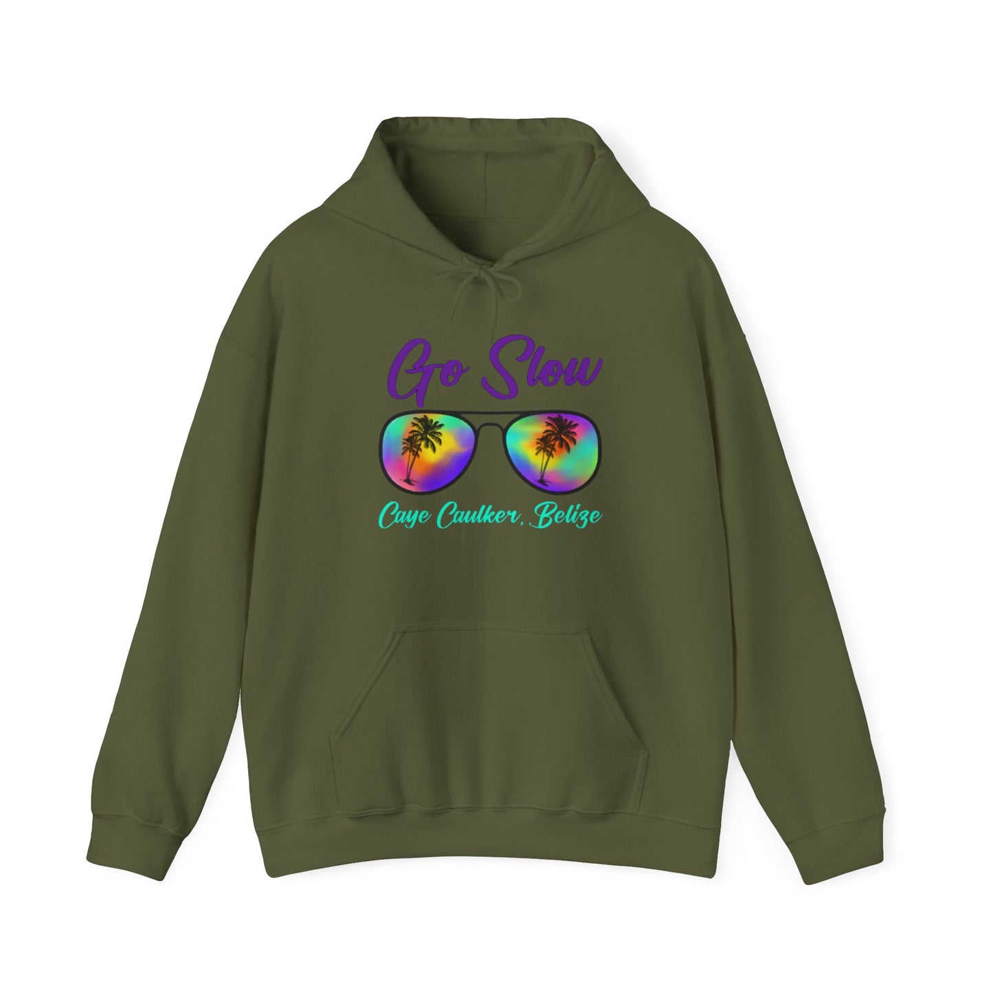 Go Slow Glasses Unisex Heavy Blend™ Hooded Sweatshirt