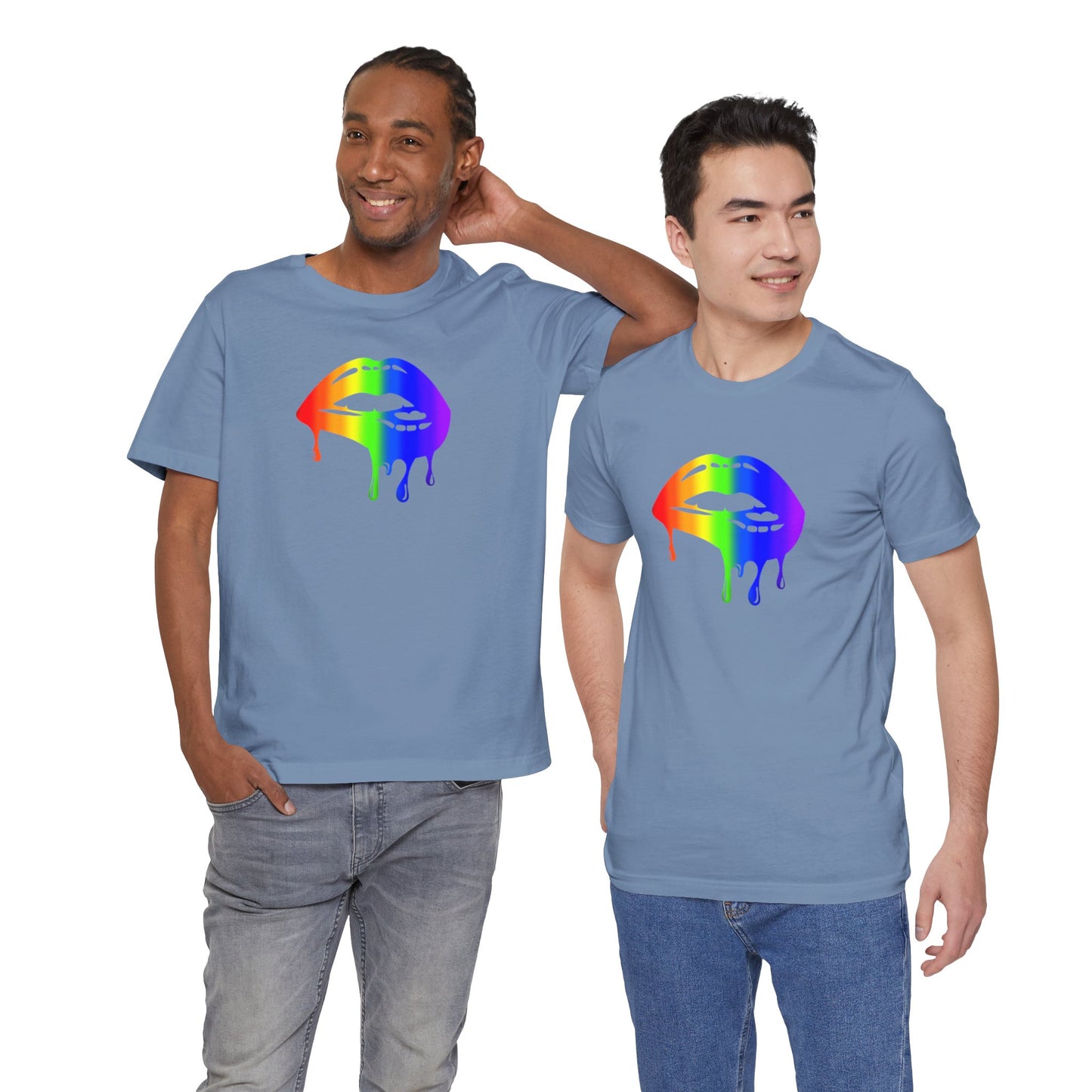 Pride lips Unisex Jersey Short Sleeve Tee