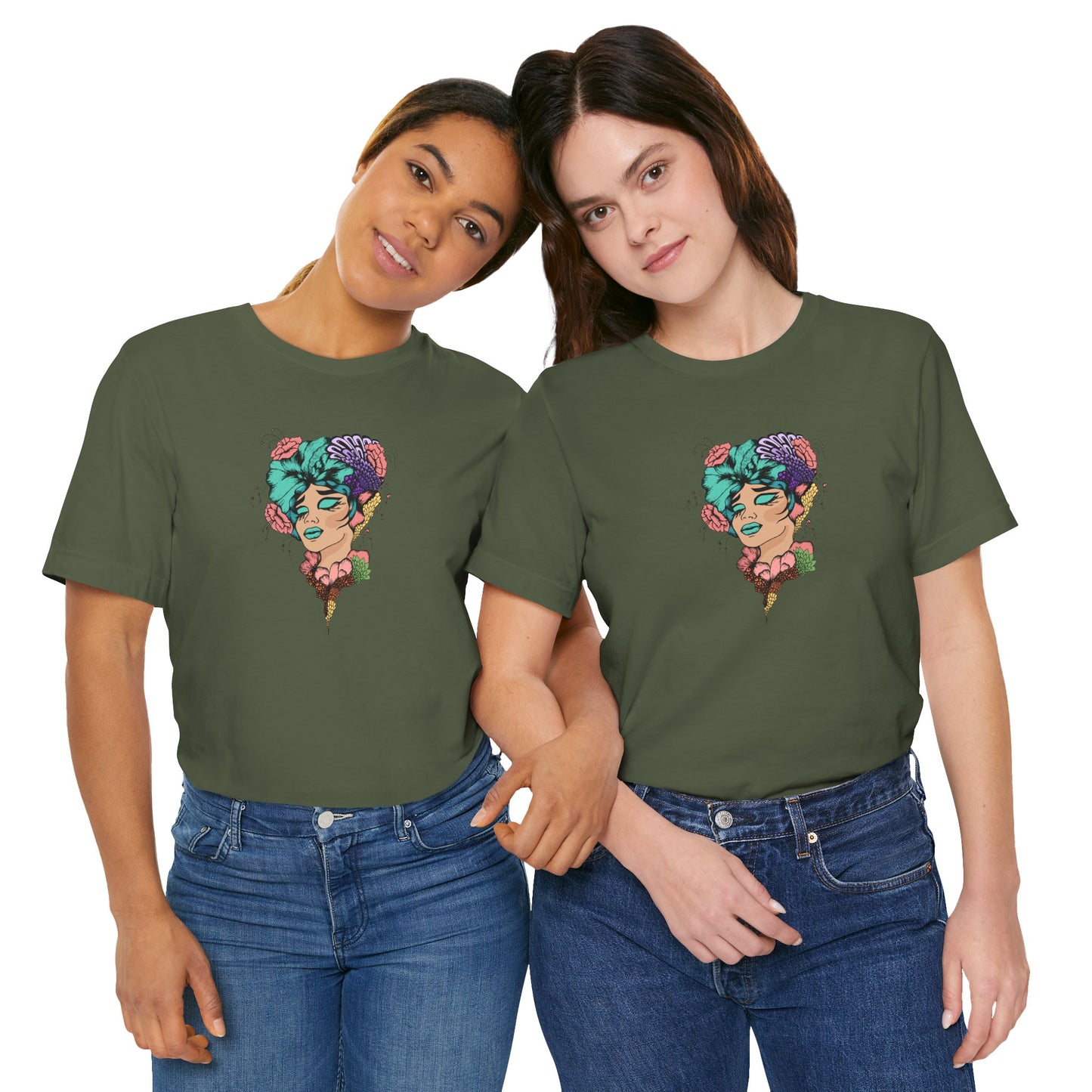 Queen Bee Vibe Unisex Jersey Short Sleeve Tee