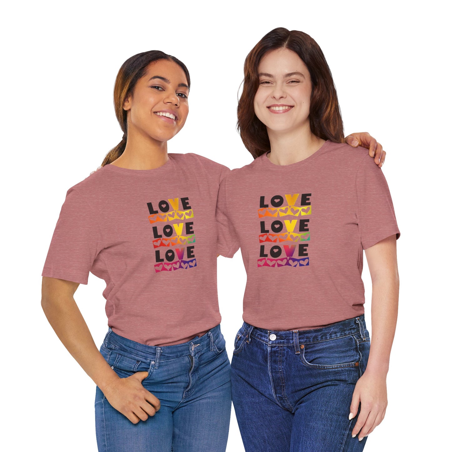 Love love love Unisex Jersey Short Sleeve Tee