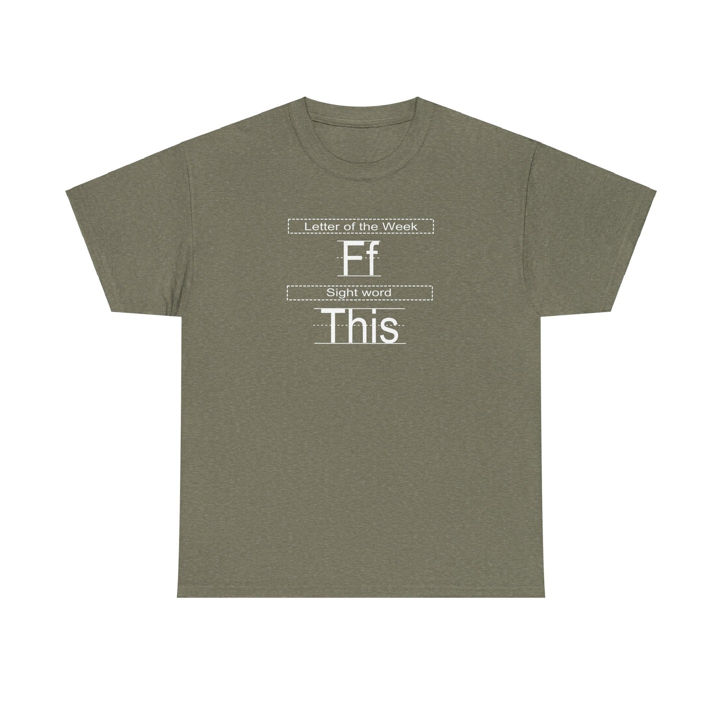 Sight Words Unisex Heavy Cotton Tee